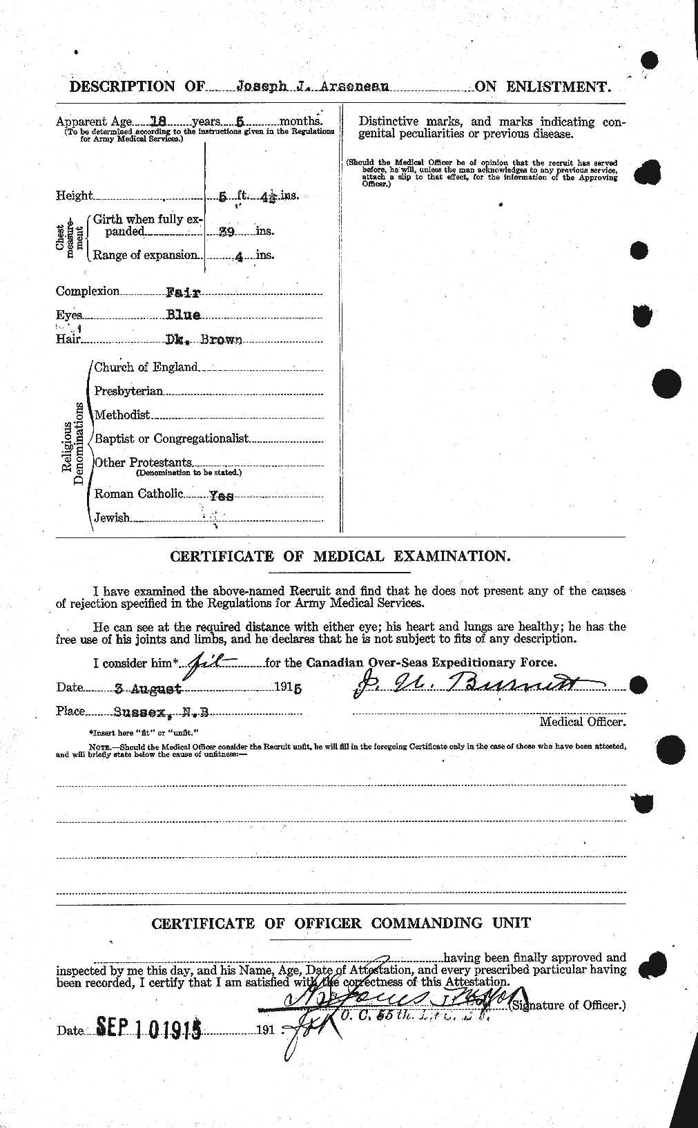 Personnel Records of the First World War - CEF 214950b