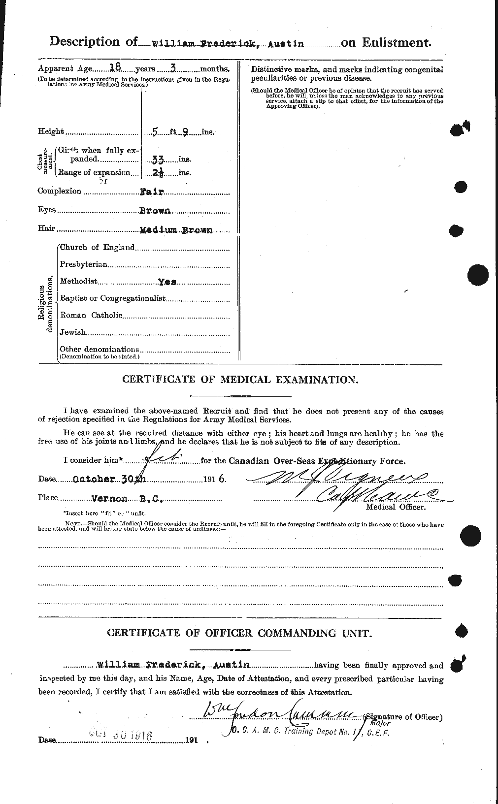 Personnel Records of the First World War - CEF 215242b