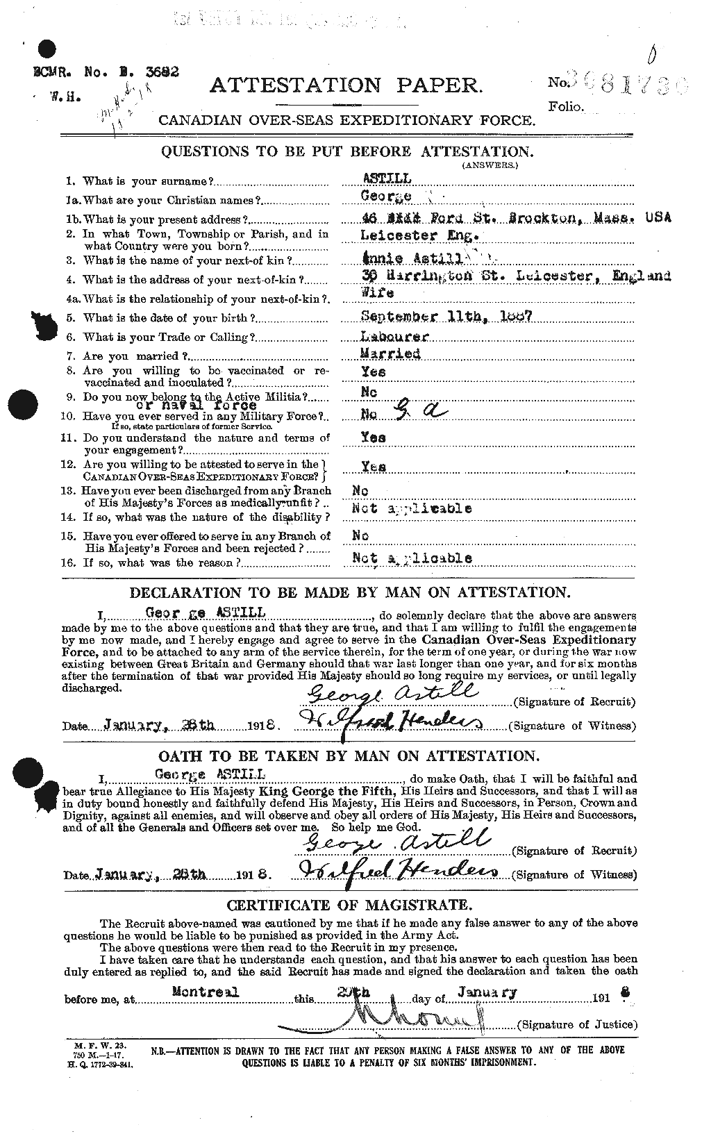 Personnel Records of the First World War - CEF 217144a