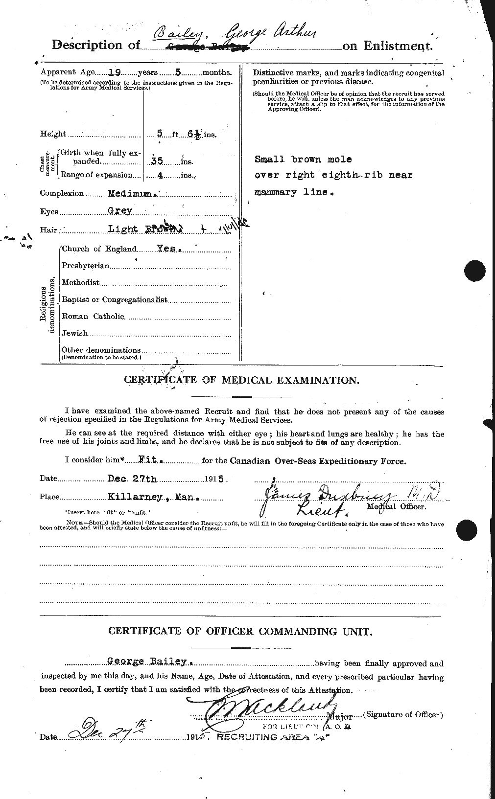 Personnel Records of the First World War - CEF 218953b