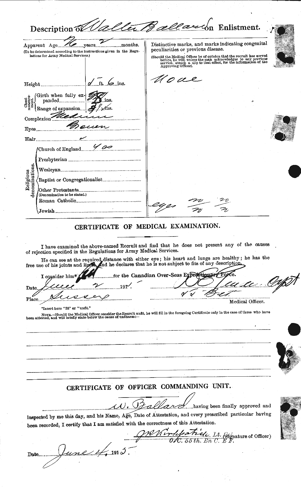 Personnel Records of the First World War - CEF 219700b
