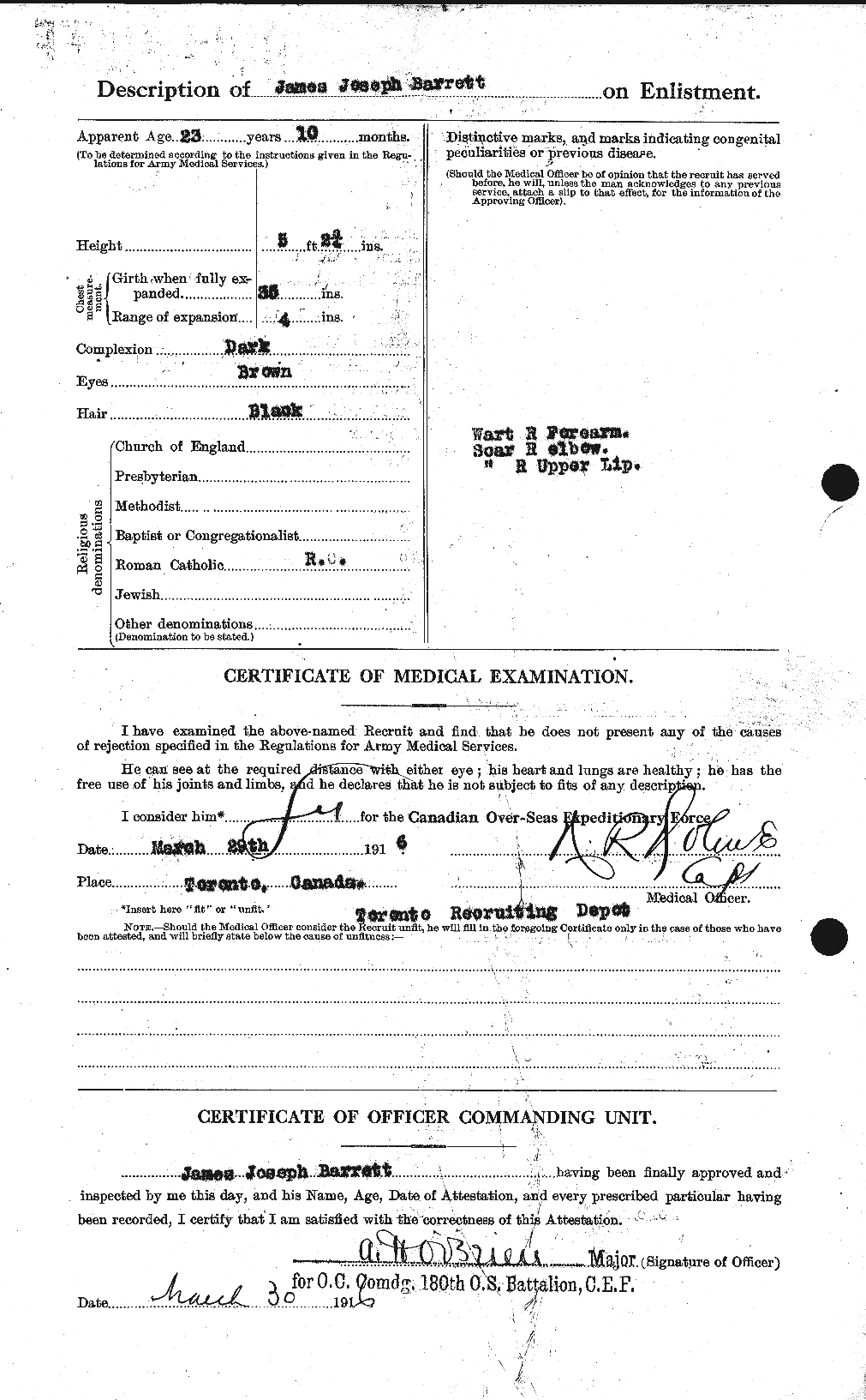 Personnel Records of the First World War - CEF 220259b