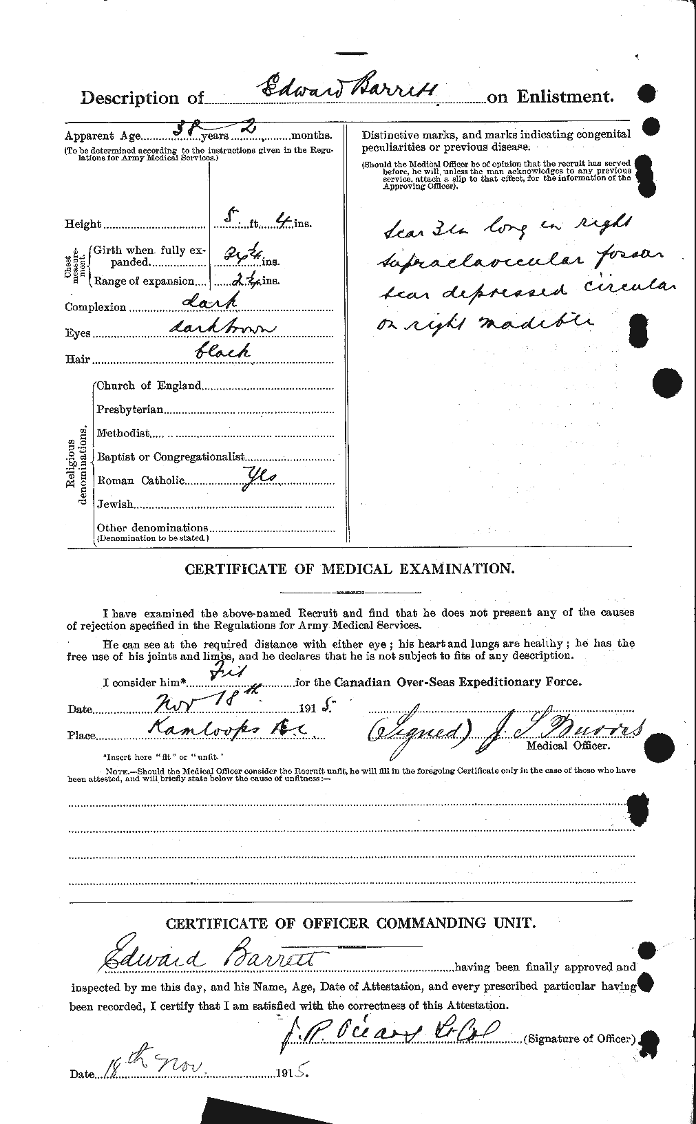 Personnel Records of the First World War - CEF 220362b