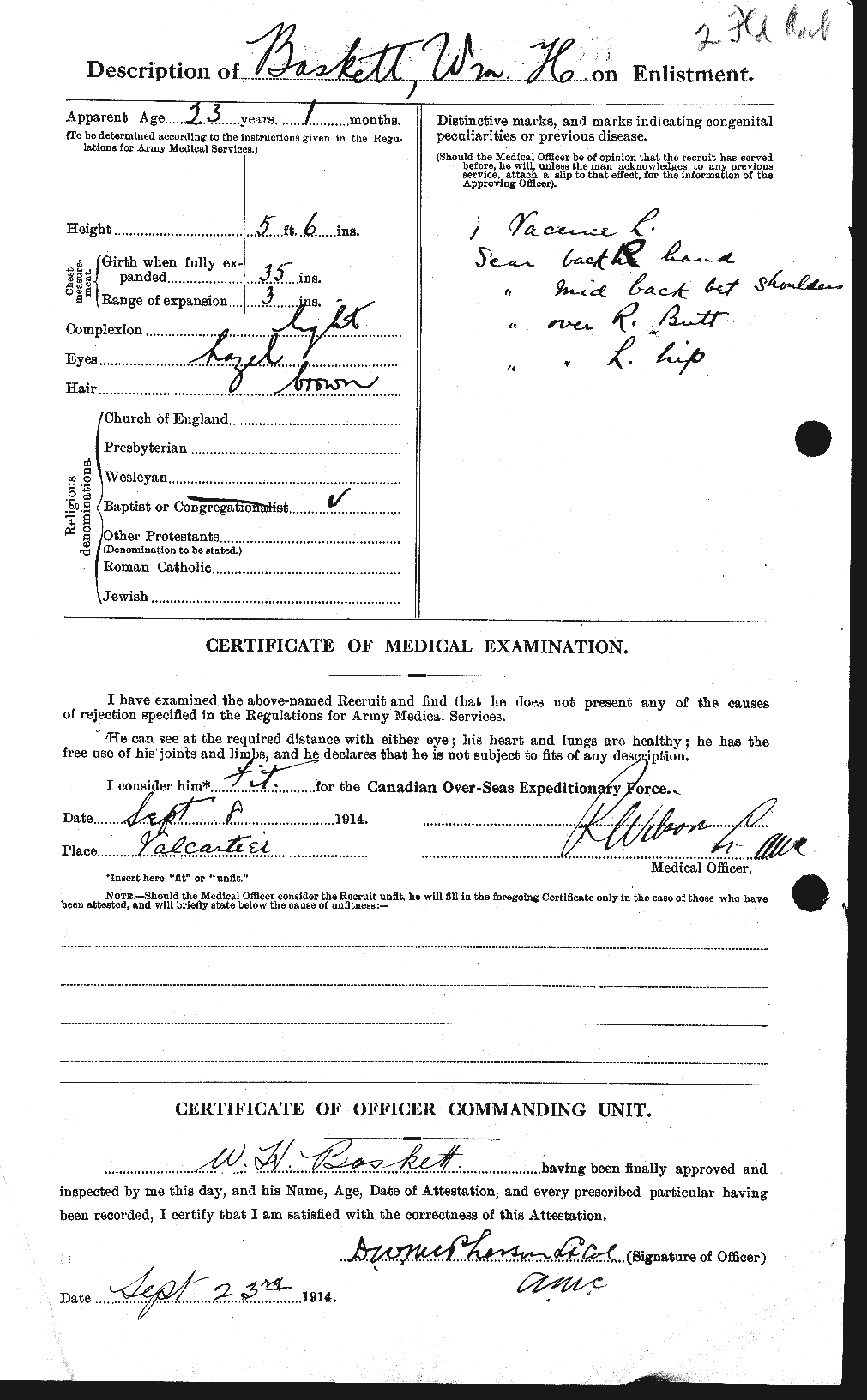 Personnel Records of the First World War - CEF 221174b