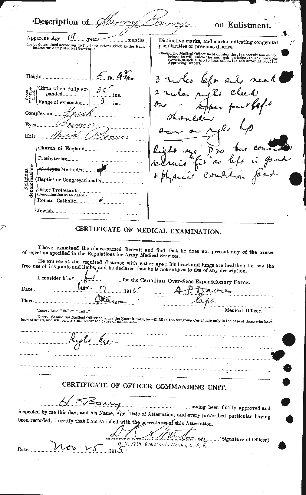 Personnel Records of the First World War - CEF 222162b