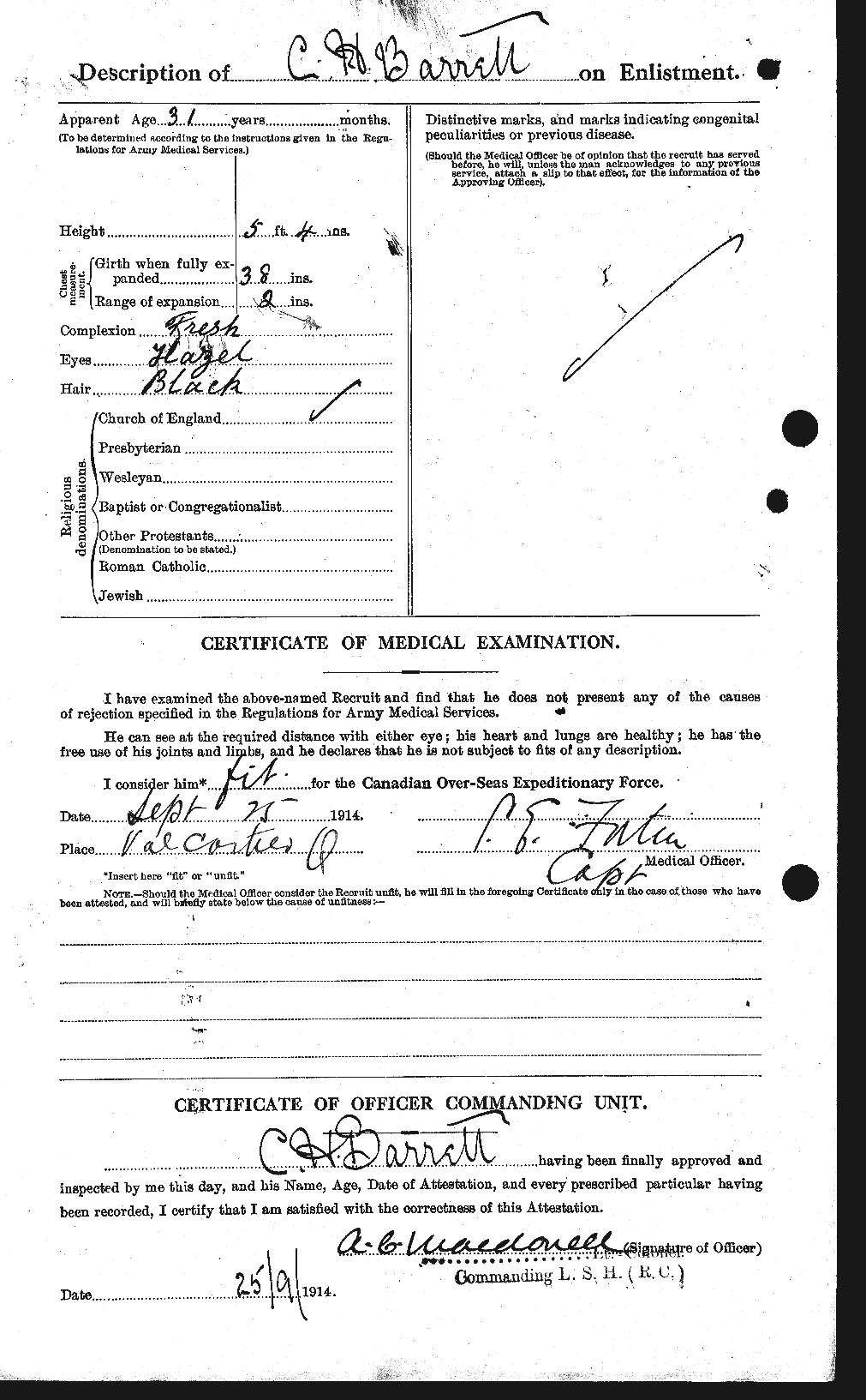 Personnel Records of the First World War - CEF 222226b