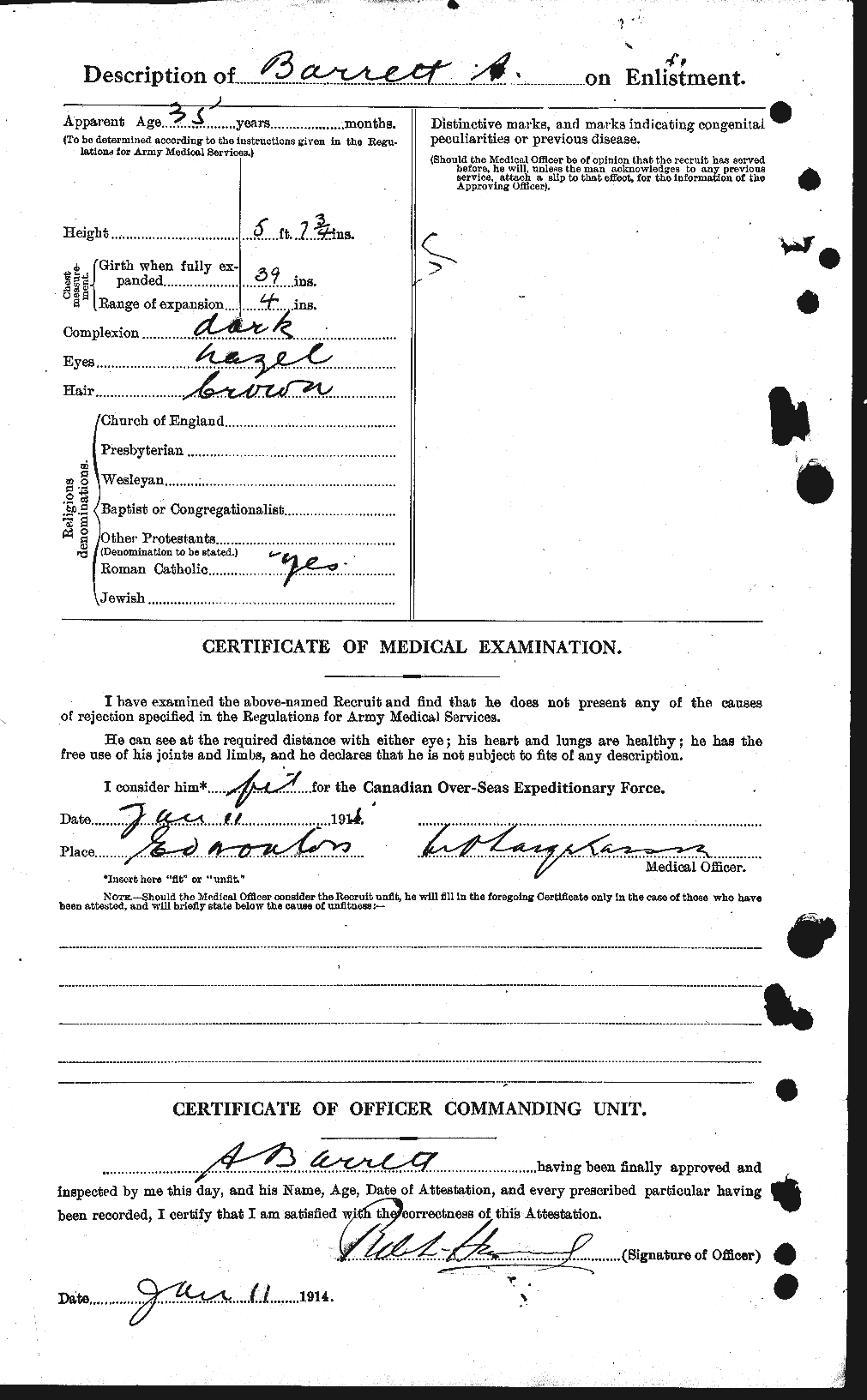Personnel Records of the First World War - CEF 222253b