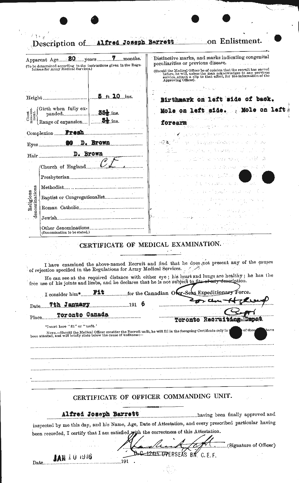 Personnel Records of the First World War - CEF 222257b