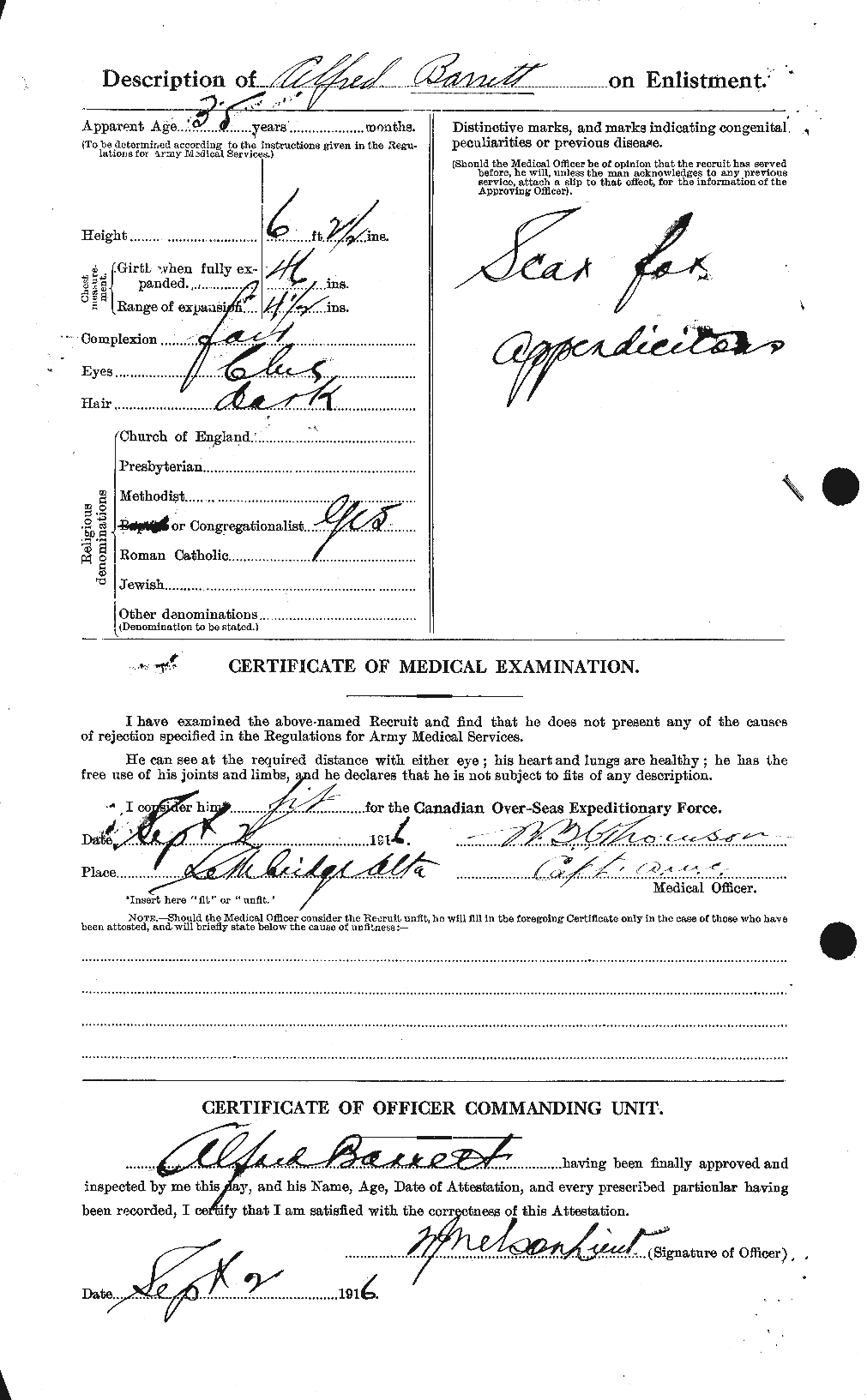 Personnel Records of the First World War - CEF 222260b