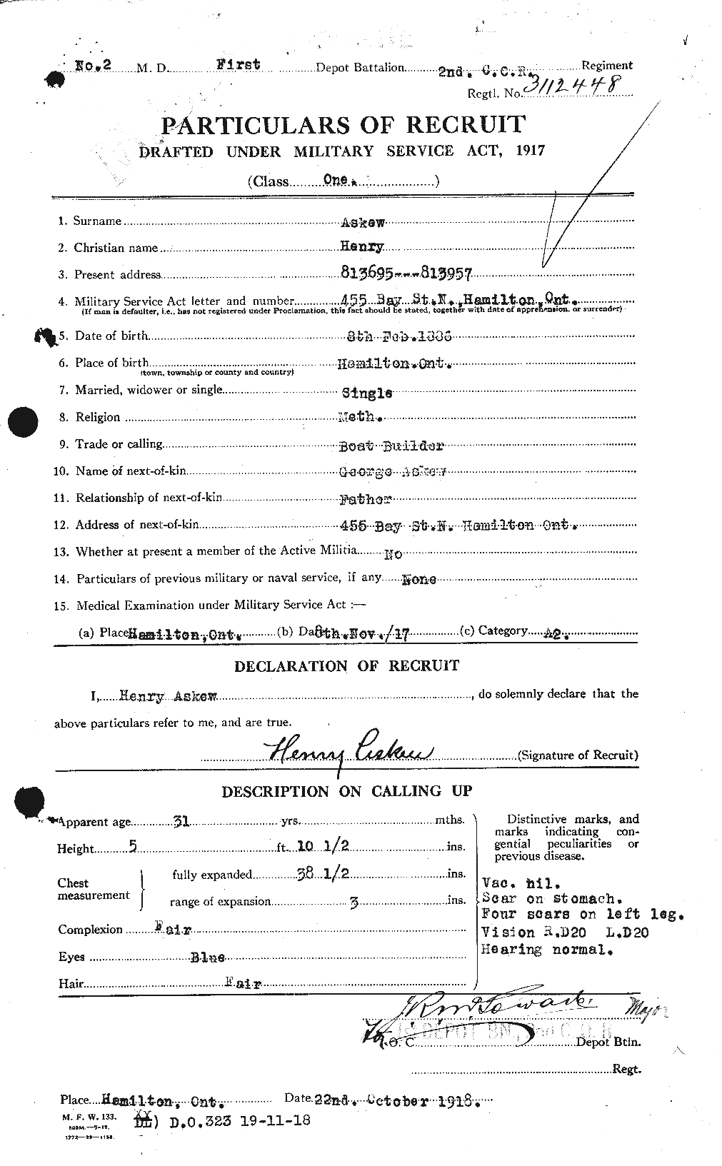 Personnel Records of the First World War - CEF 223682a