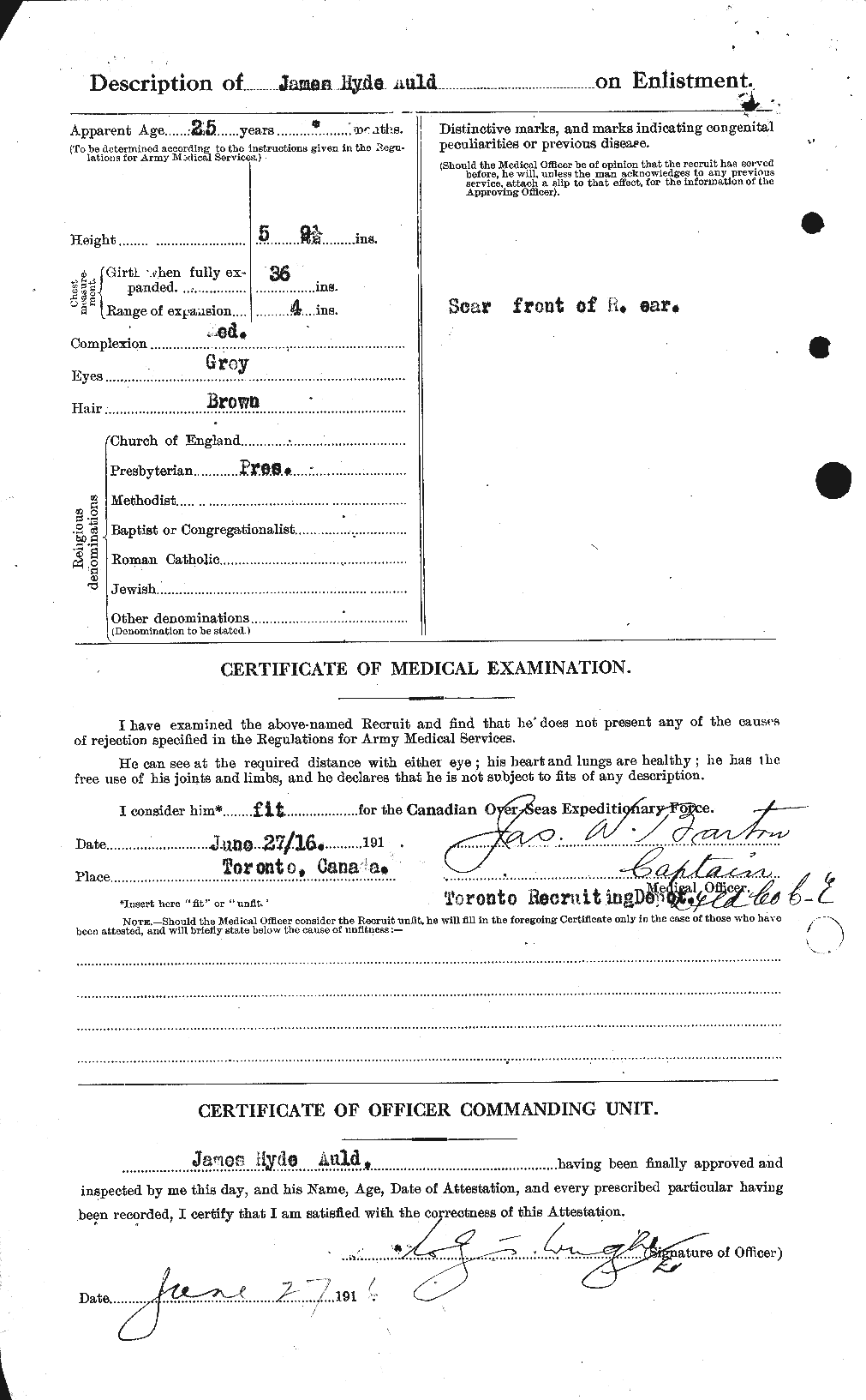 Personnel Records of the First World War - CEF 224267b