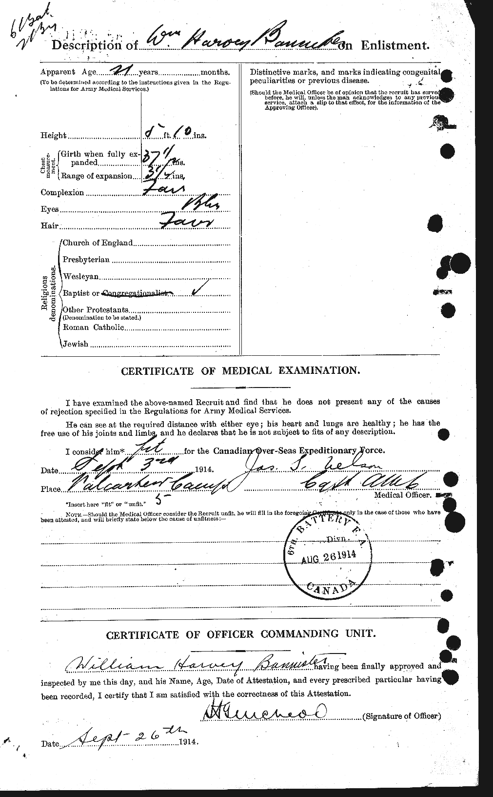 Personnel Records of the First World War - CEF 224751b