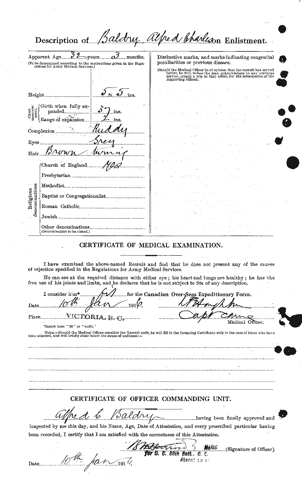 Personnel Records of the First World War - CEF 225361b