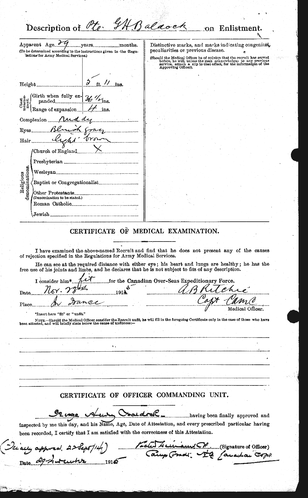 Personnel Records of the First World War - CEF 225374b