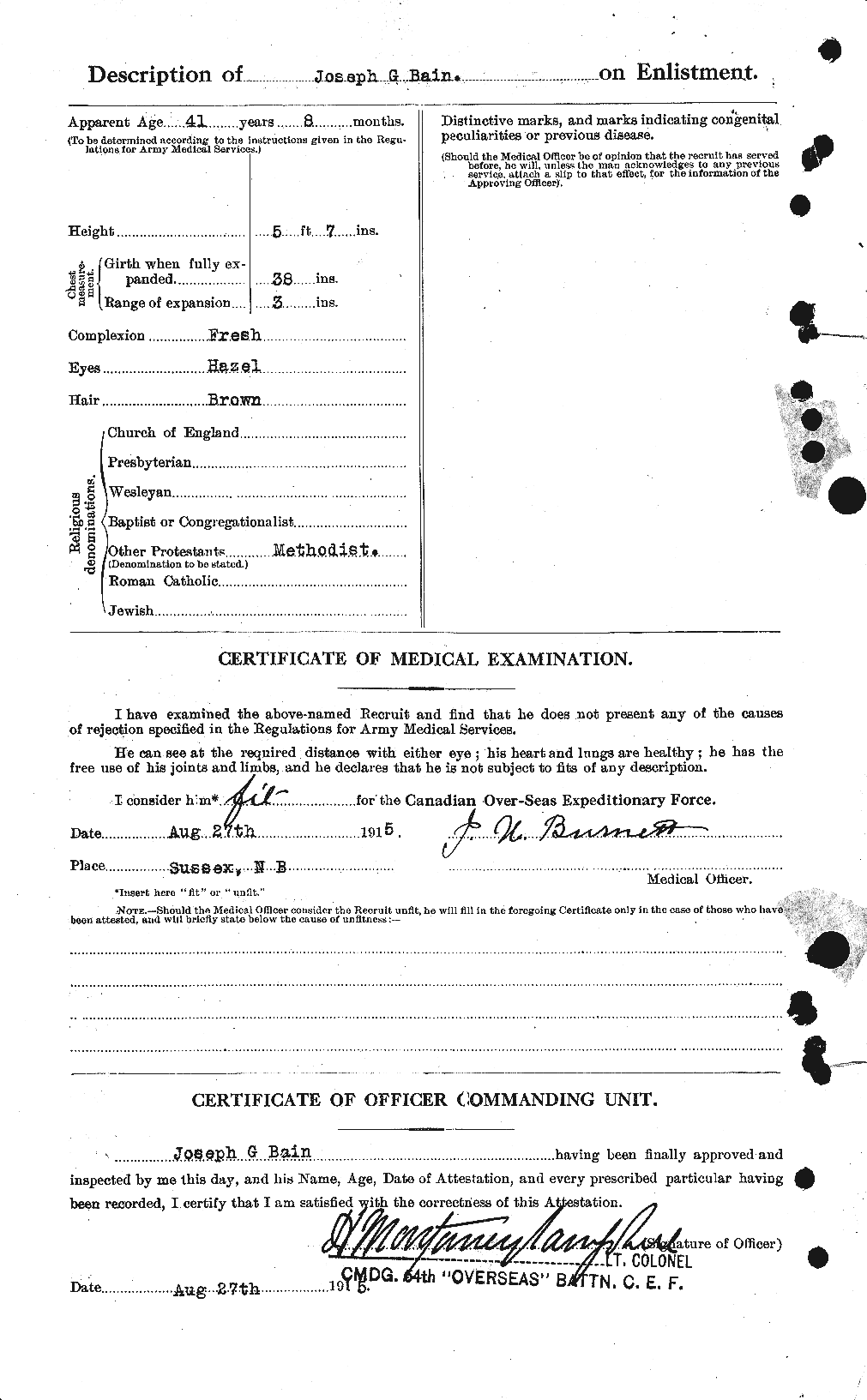 Personnel Records of the First World War - CEF 226077b