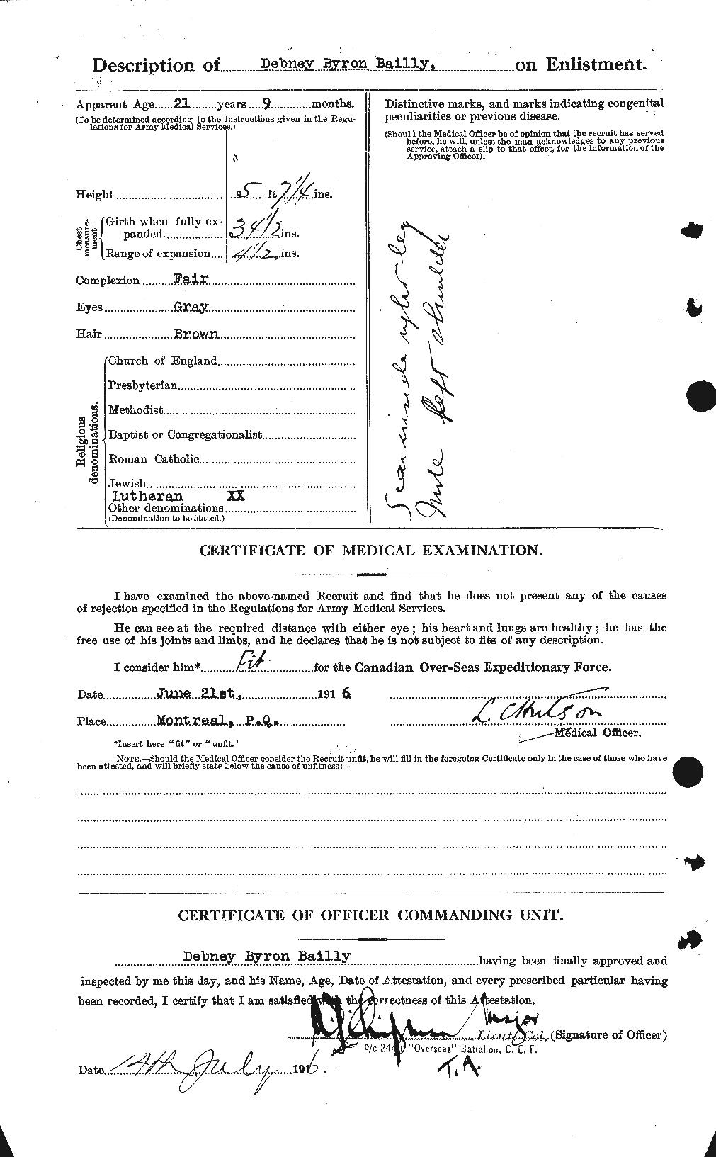 Personnel Records of the First World War - CEF 226192b