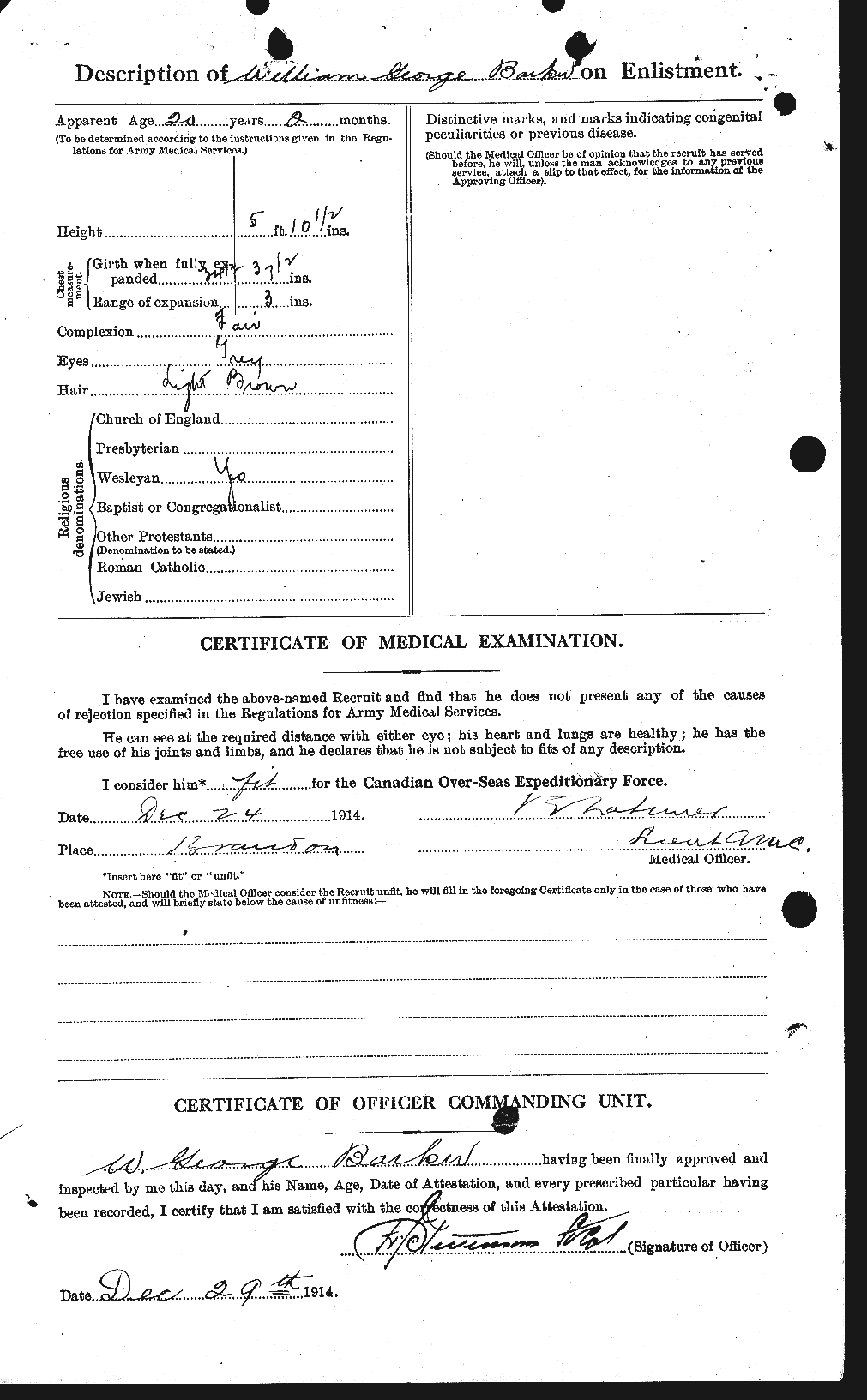 Personnel Records of the First World War - CEF 226901b