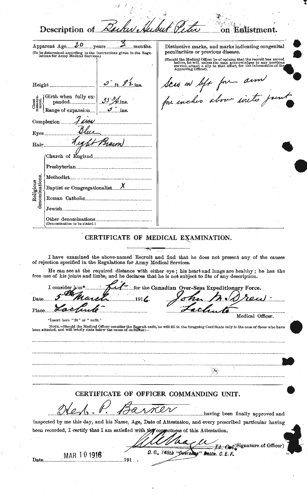 Personnel Records of the First World War - CEF 227495b