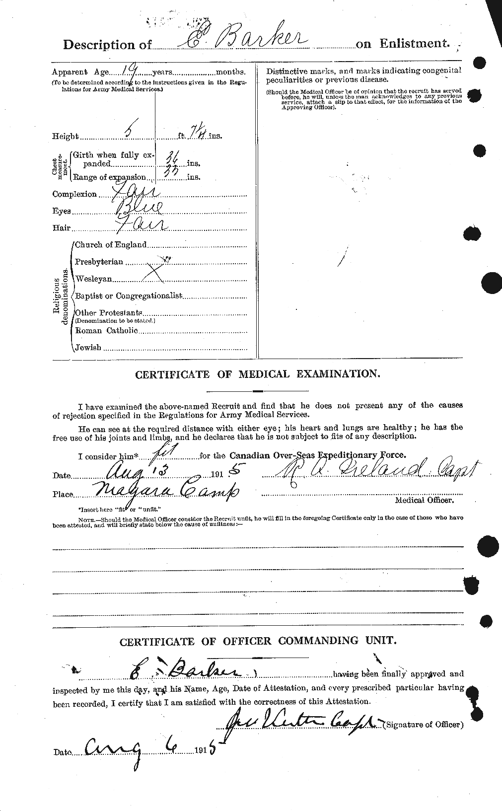 Personnel Records of the First World War - CEF 227598b