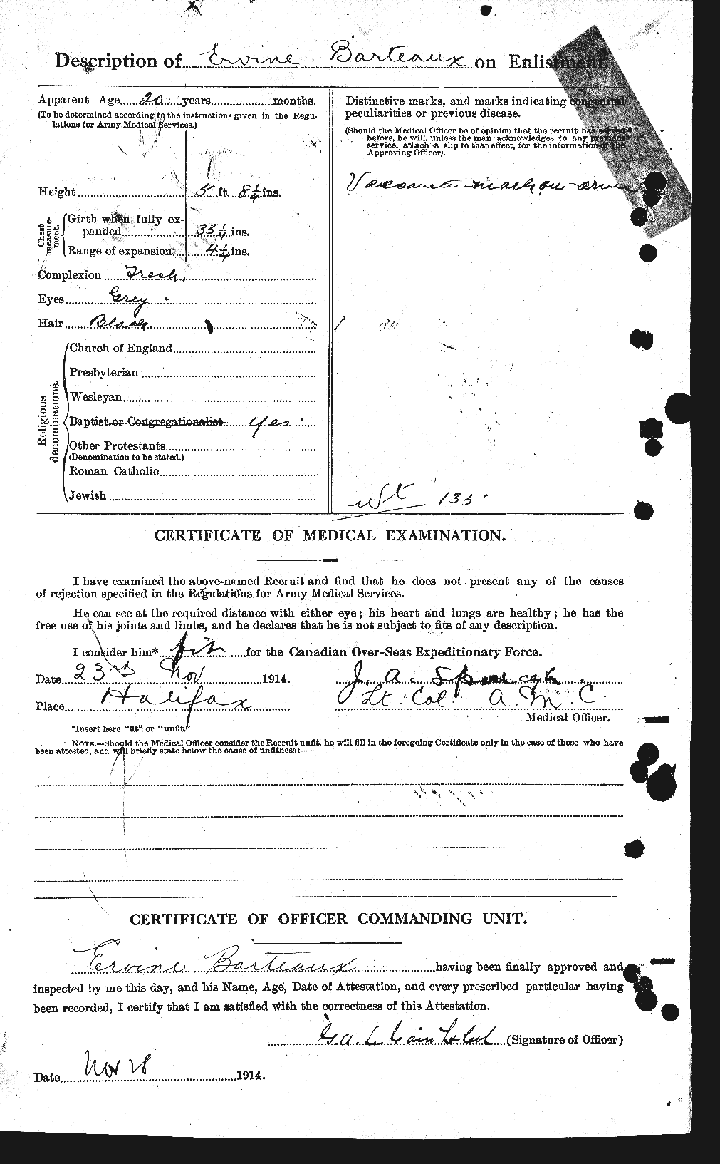 Personnel Records of the First World War - CEF 227728b