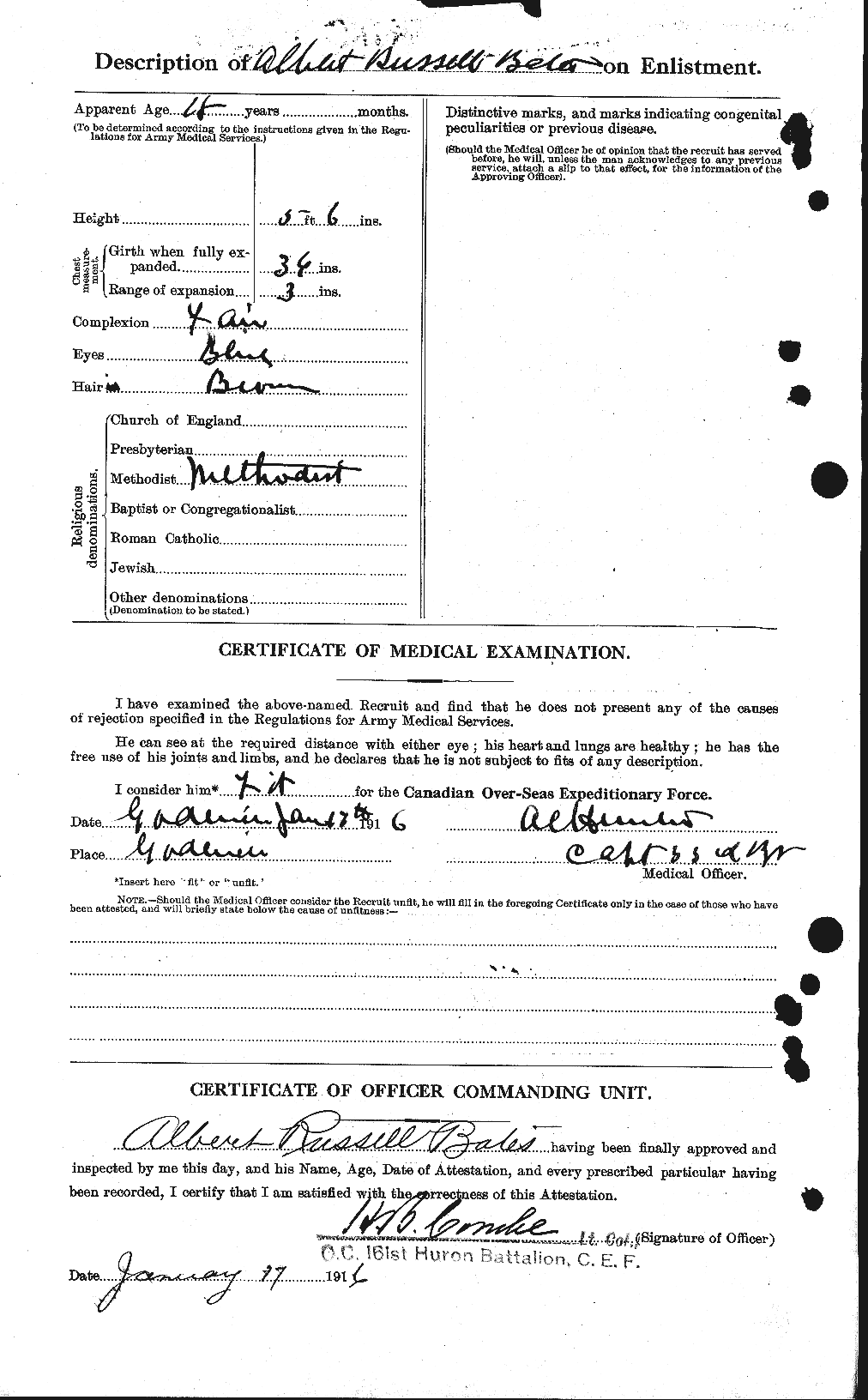 Personnel Records of the First World War - CEF 227938b