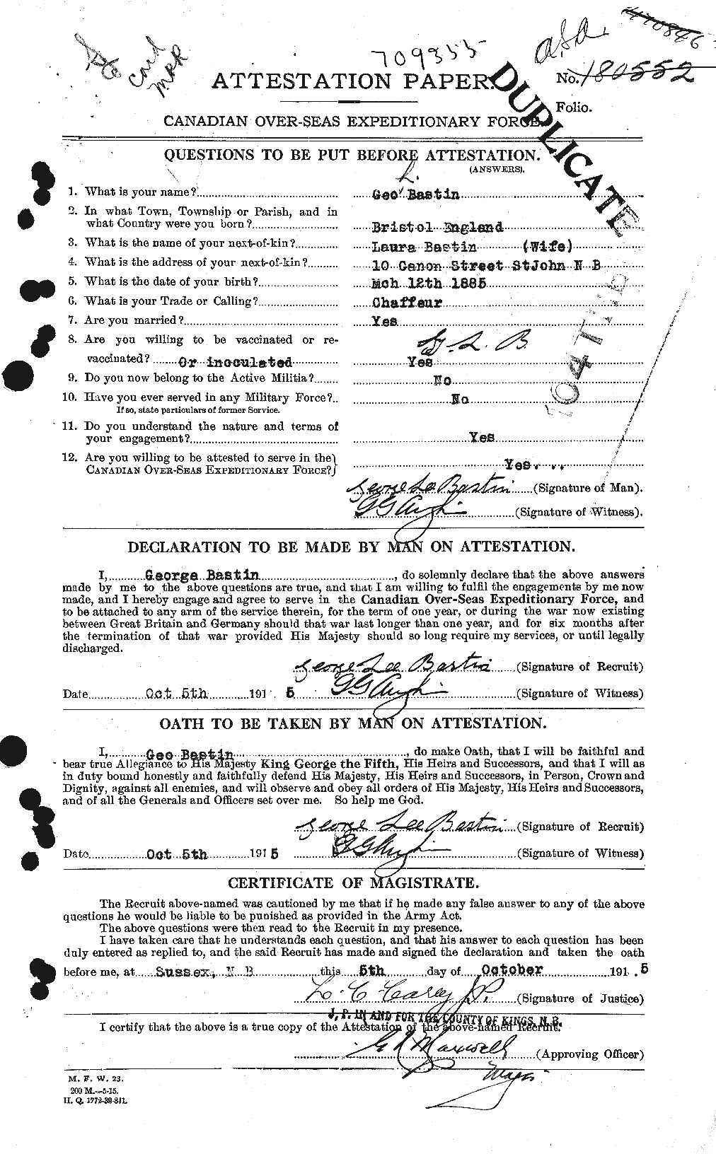 Personnel Records of the First World War - CEF 228214a