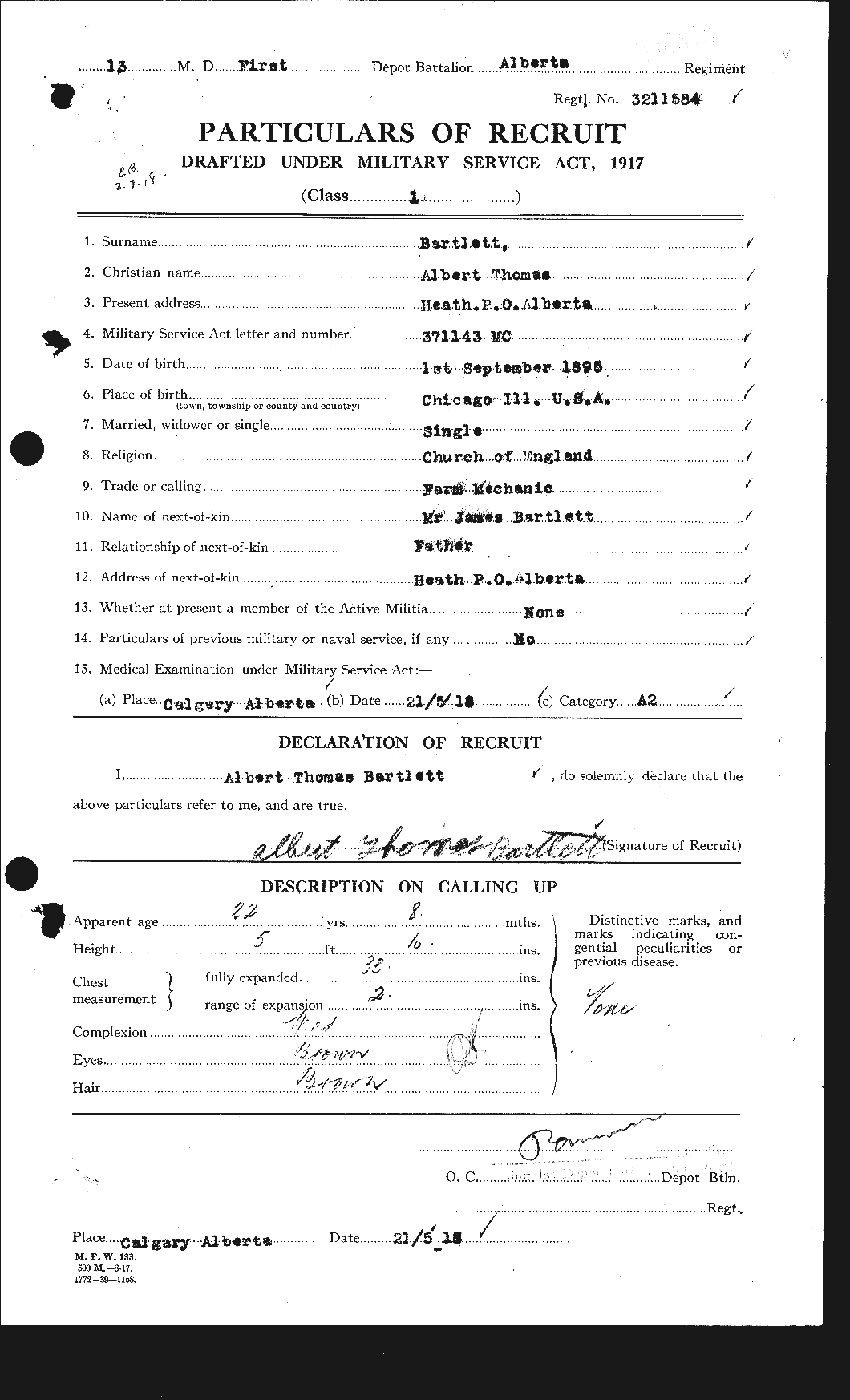 Personnel Records of the First World War - CEF 229159a