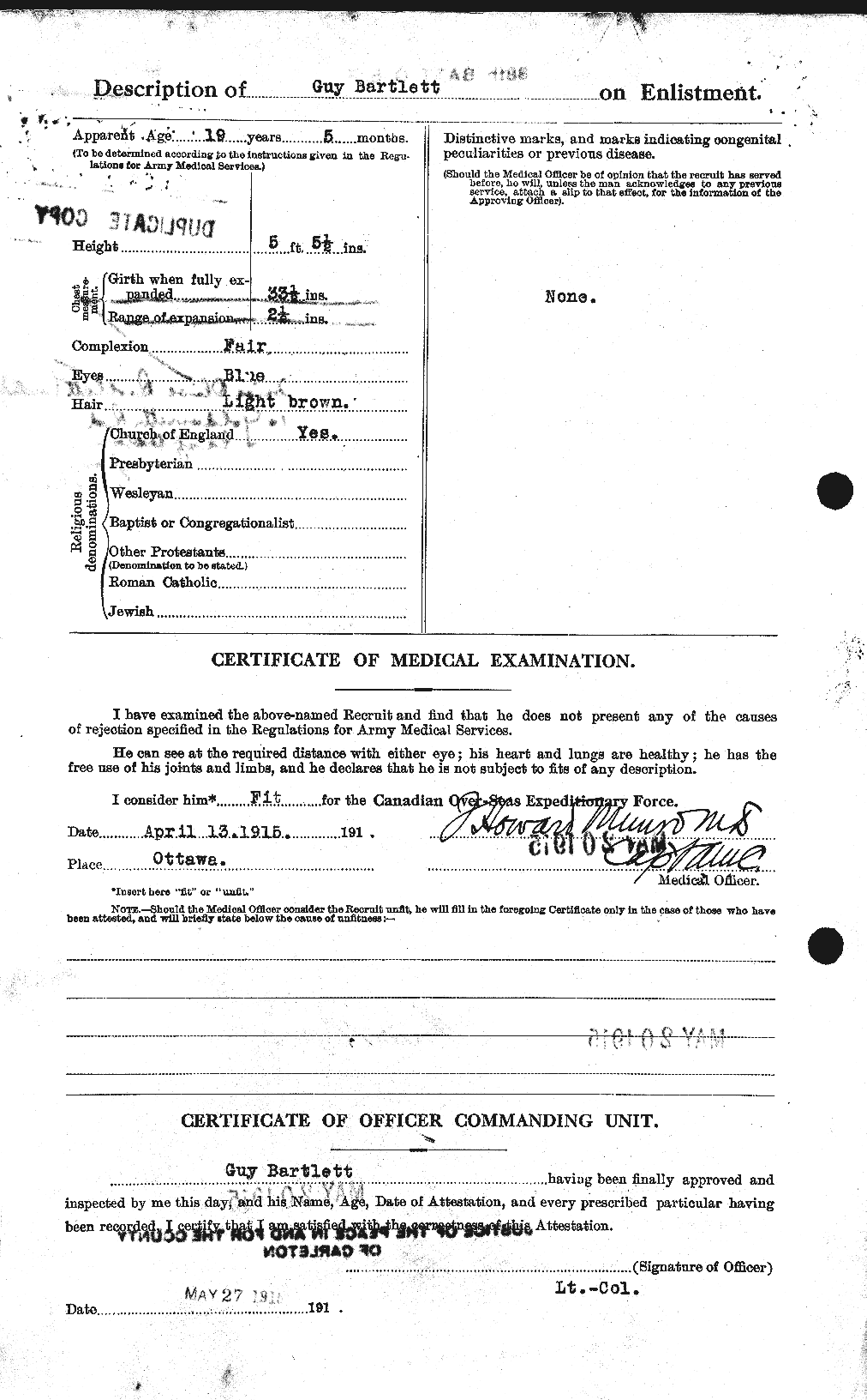 Personnel Records of the First World War - CEF 229250b
