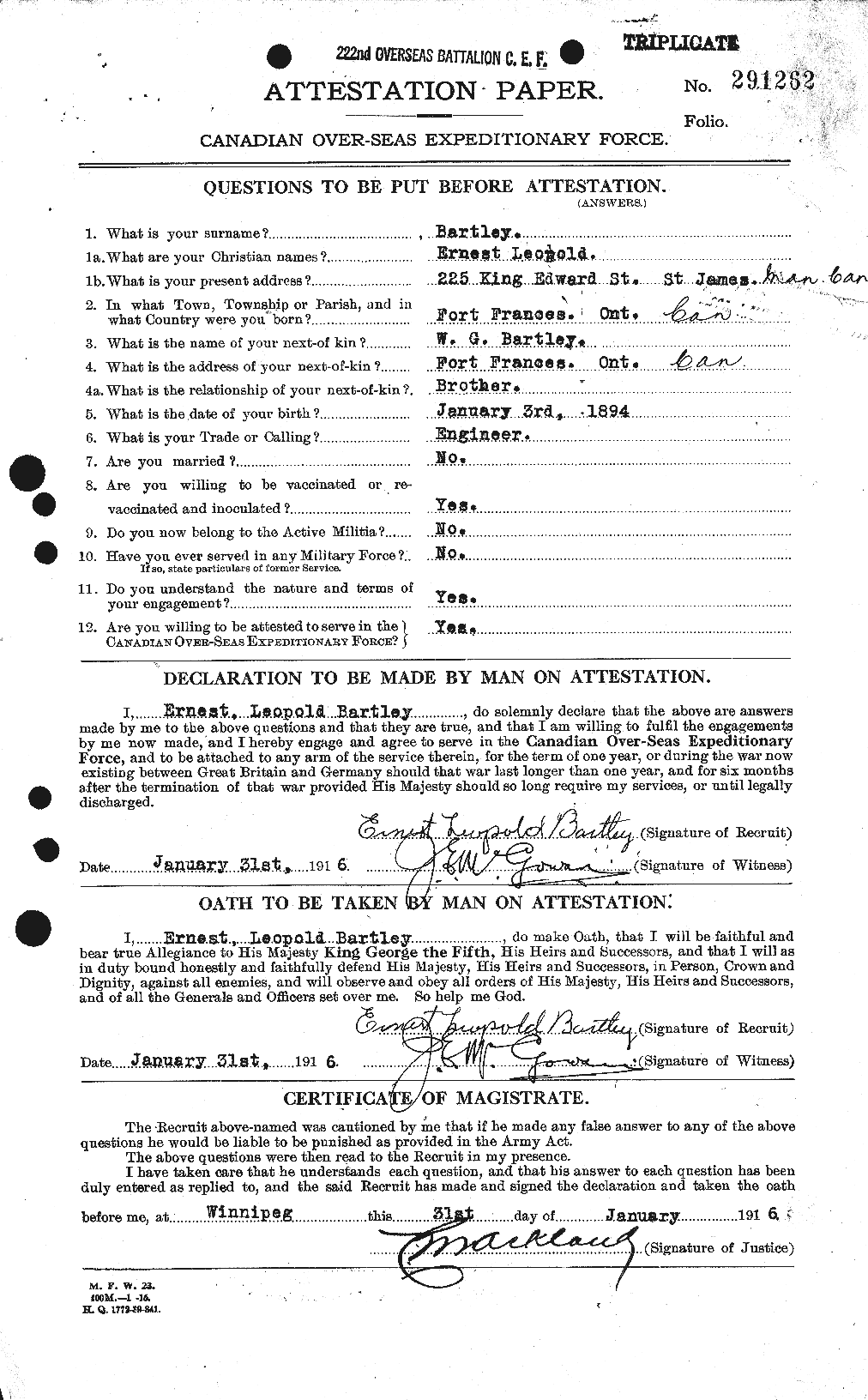 Personnel Records of the First World War - CEF 229382a