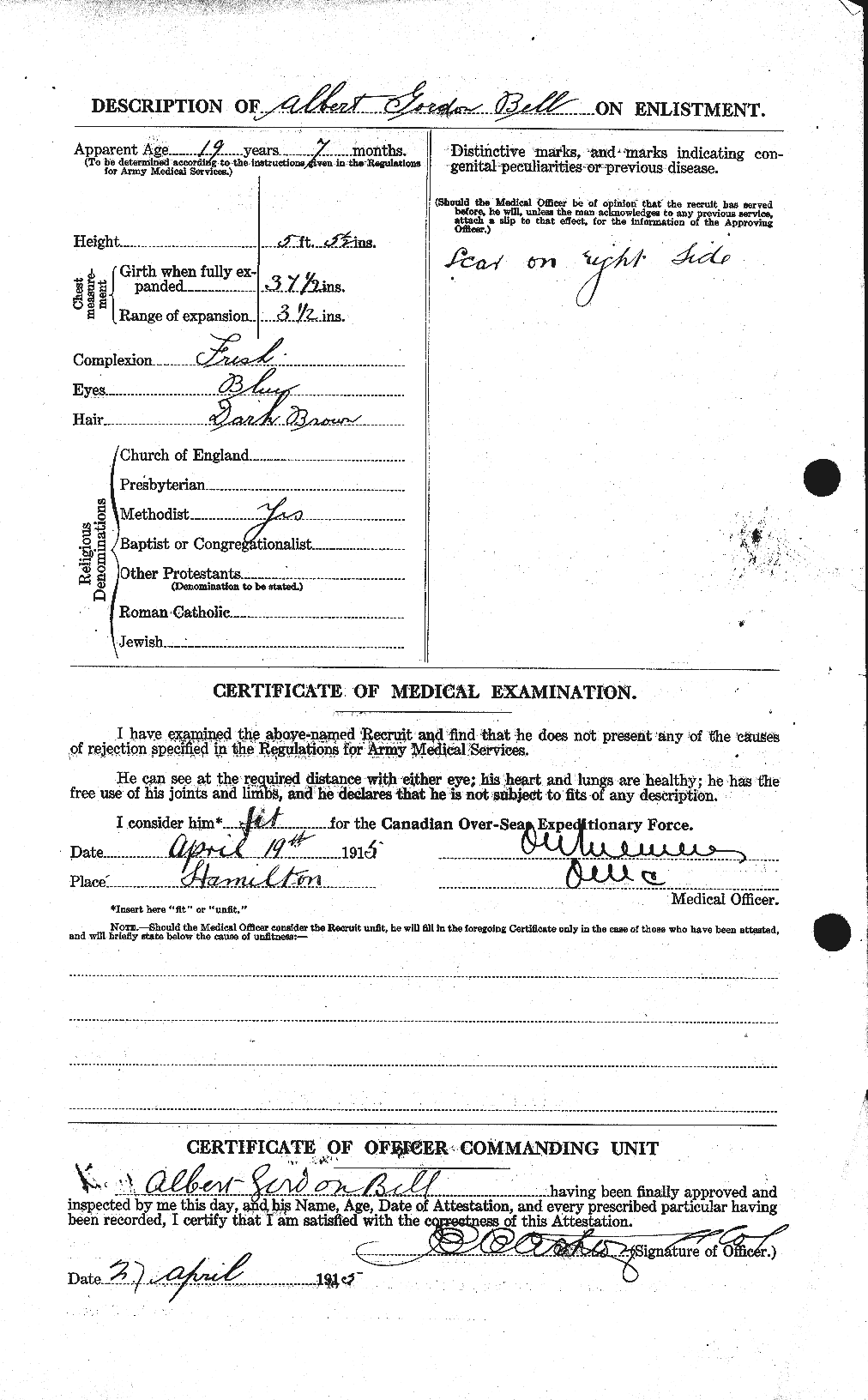 Personnel Records of the First World War - CEF 230120b