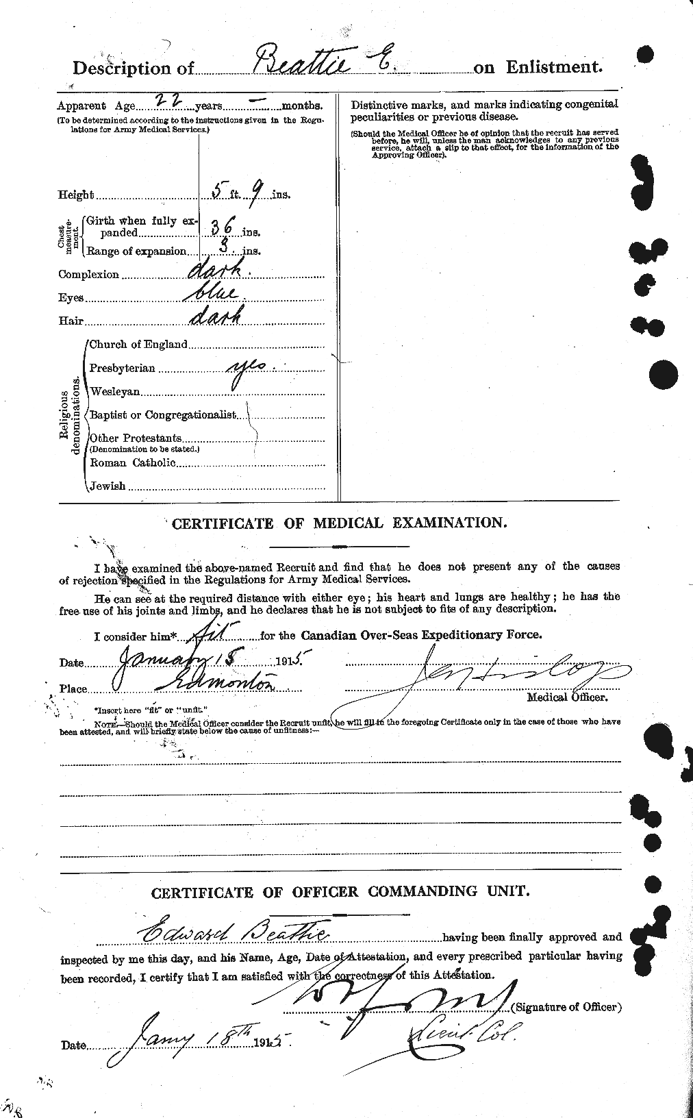 Personnel Records of the First World War - CEF 230673b