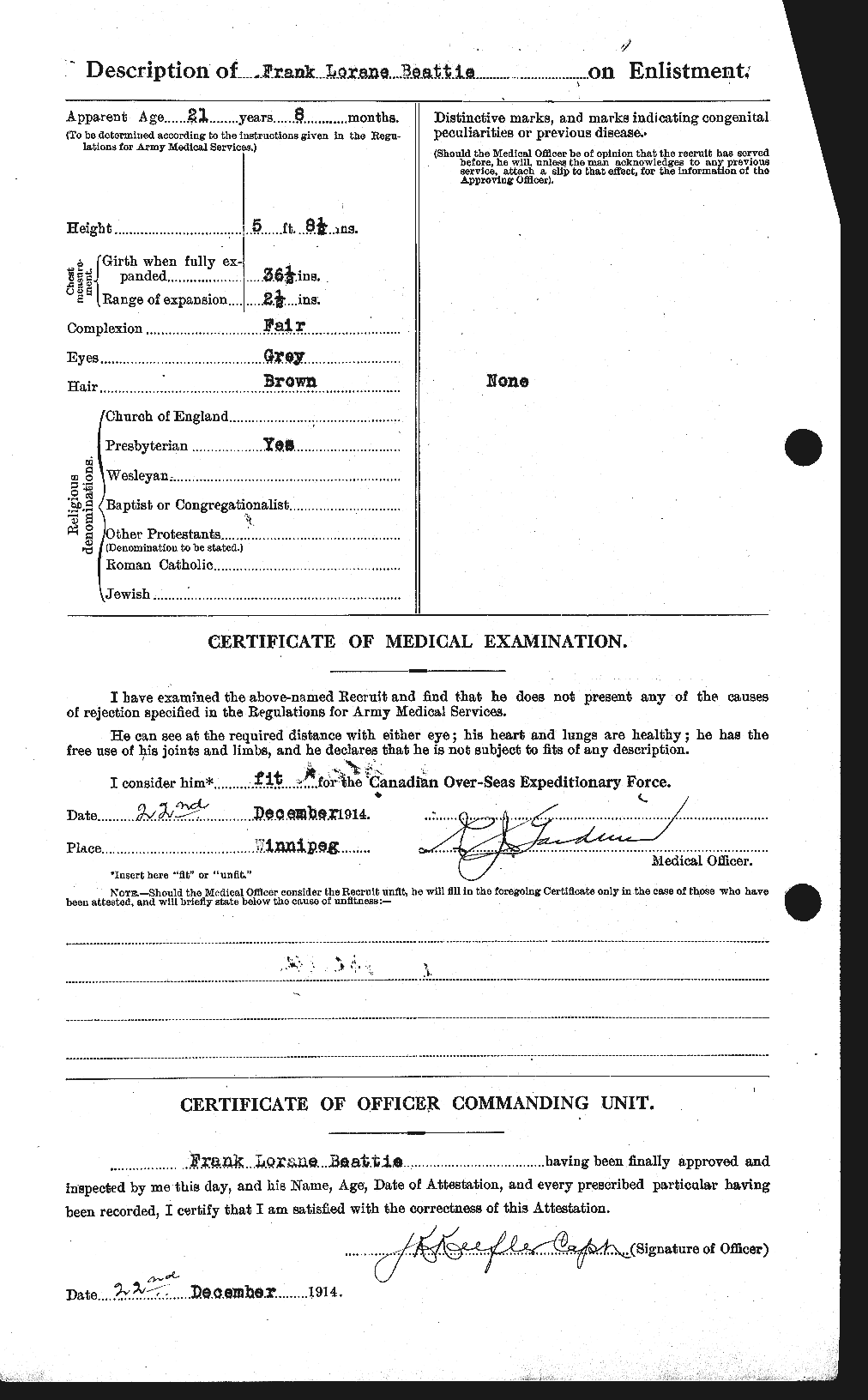 Personnel Records of the First World War - CEF 230683b