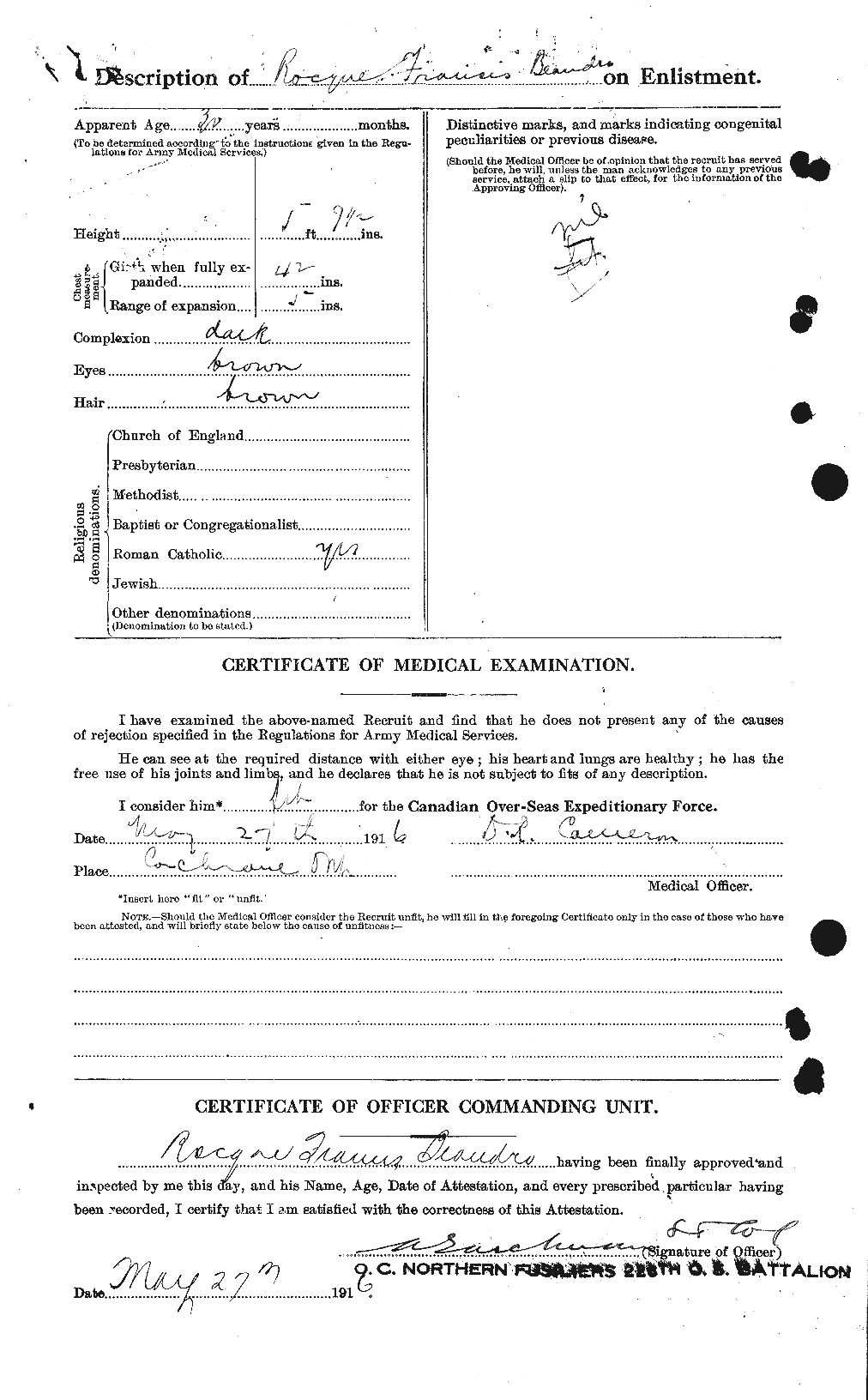 Personnel Records of the First World War - CEF 231321b