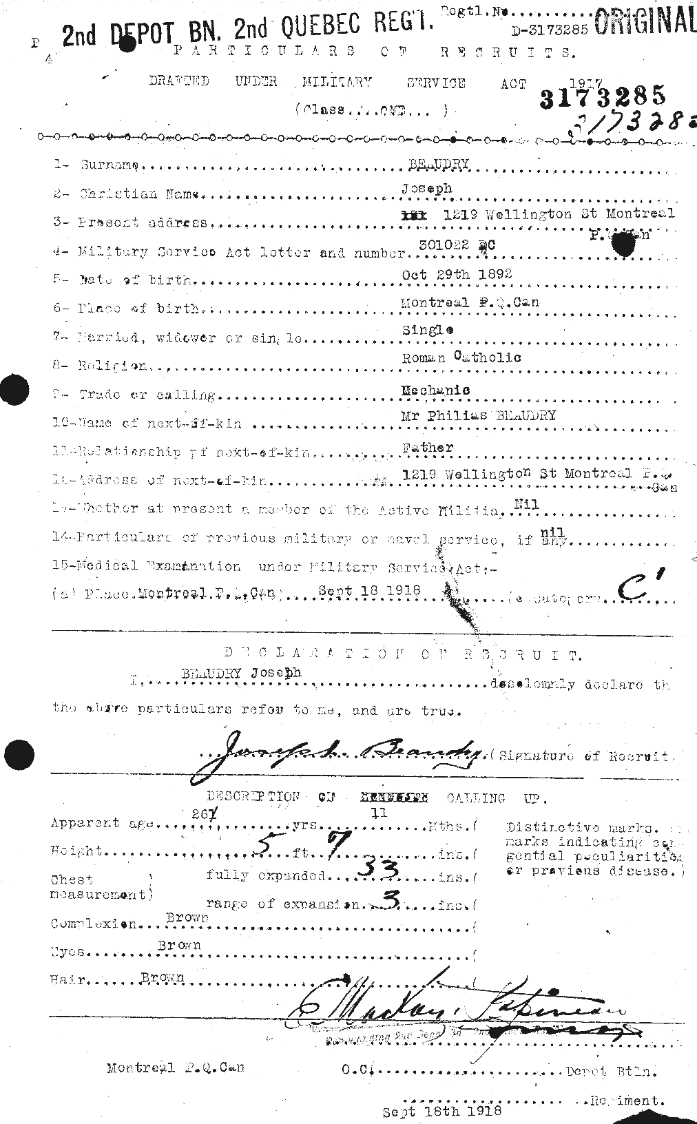 Personnel Records of the First World War - CEF 231376a