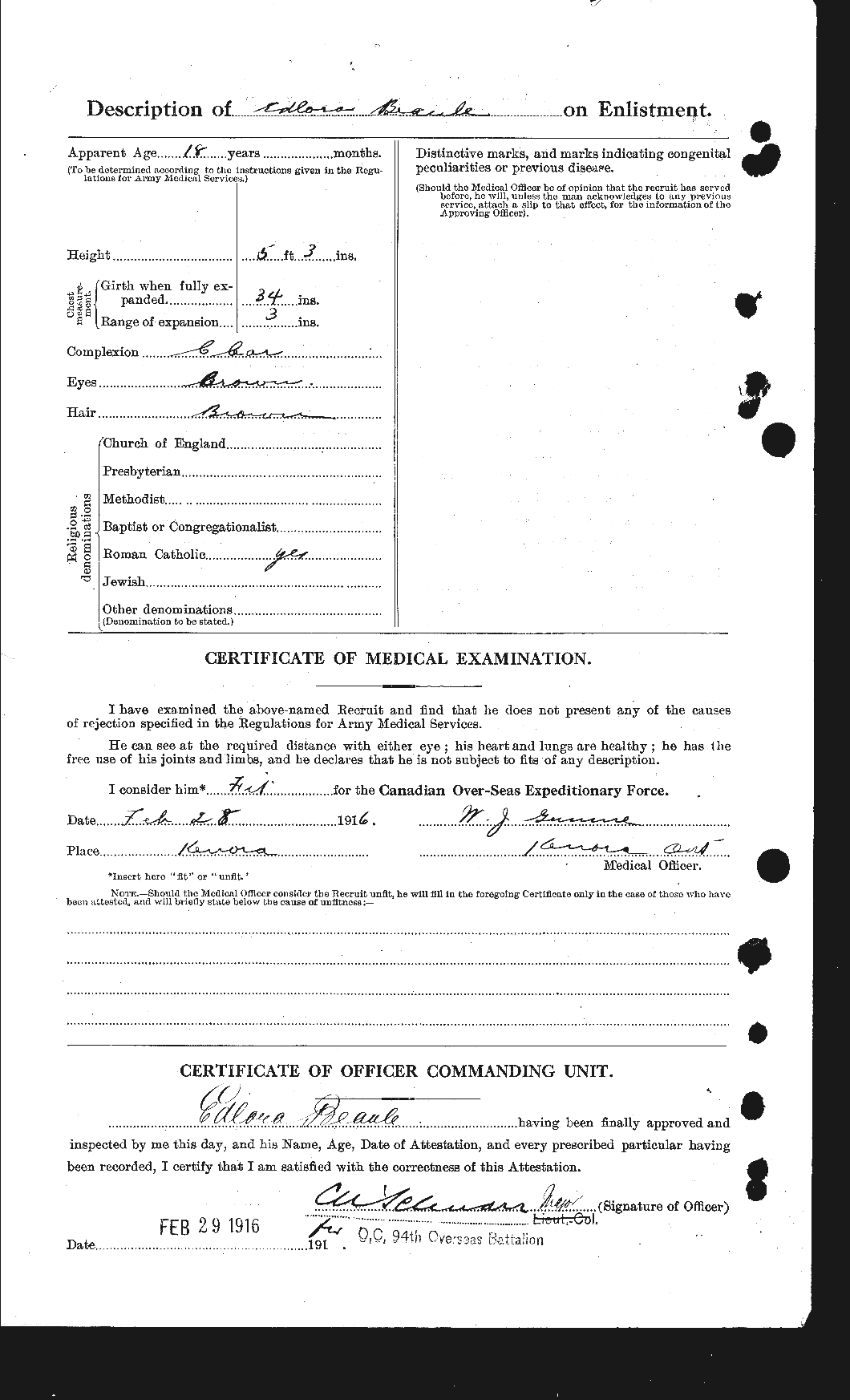 Personnel Records of the First World War - CEF 231435b