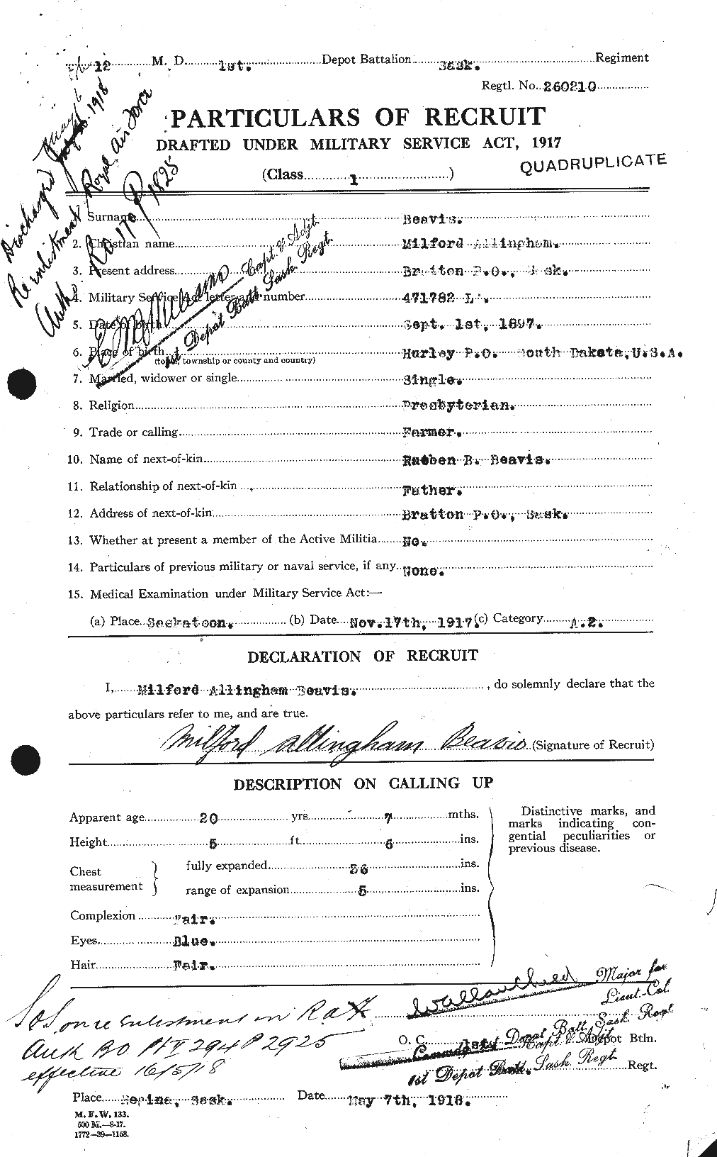 Personnel Records of the First World War - CEF 231974a