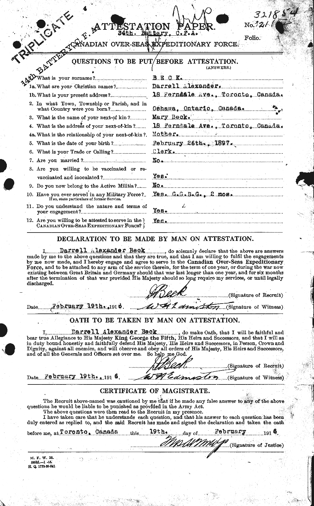 Personnel Records of the First World War - CEF 232102a