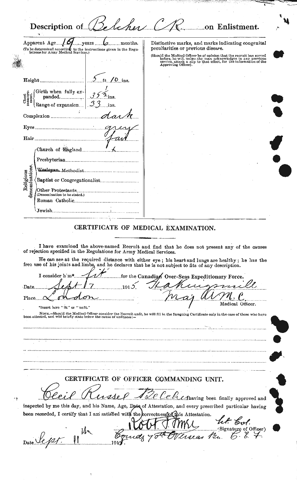 Personnel Records of the First World War - CEF 232576b