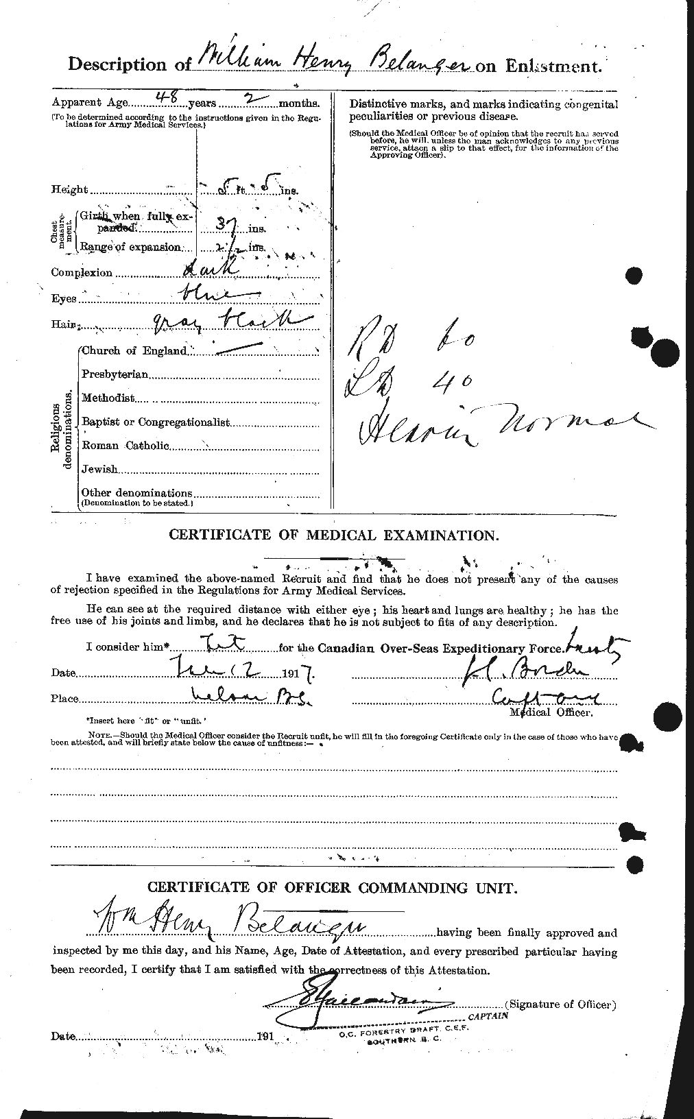 Personnel Records of the First World War - CEF 232632b