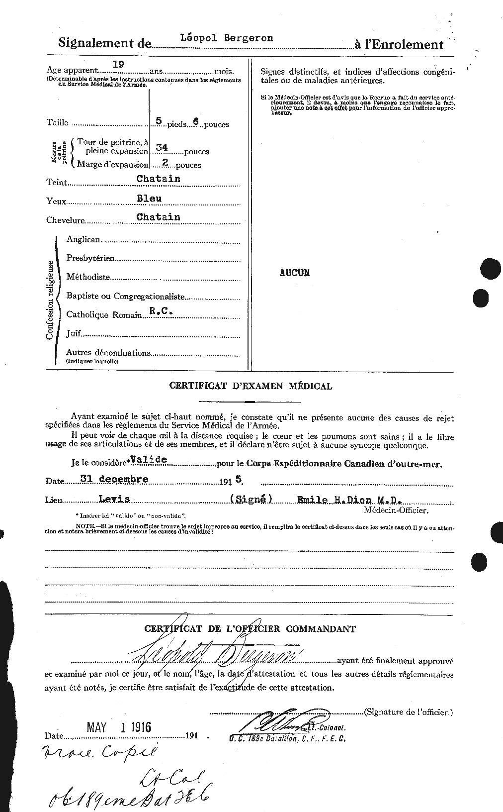 Personnel Records of the First World War - CEF 232964b