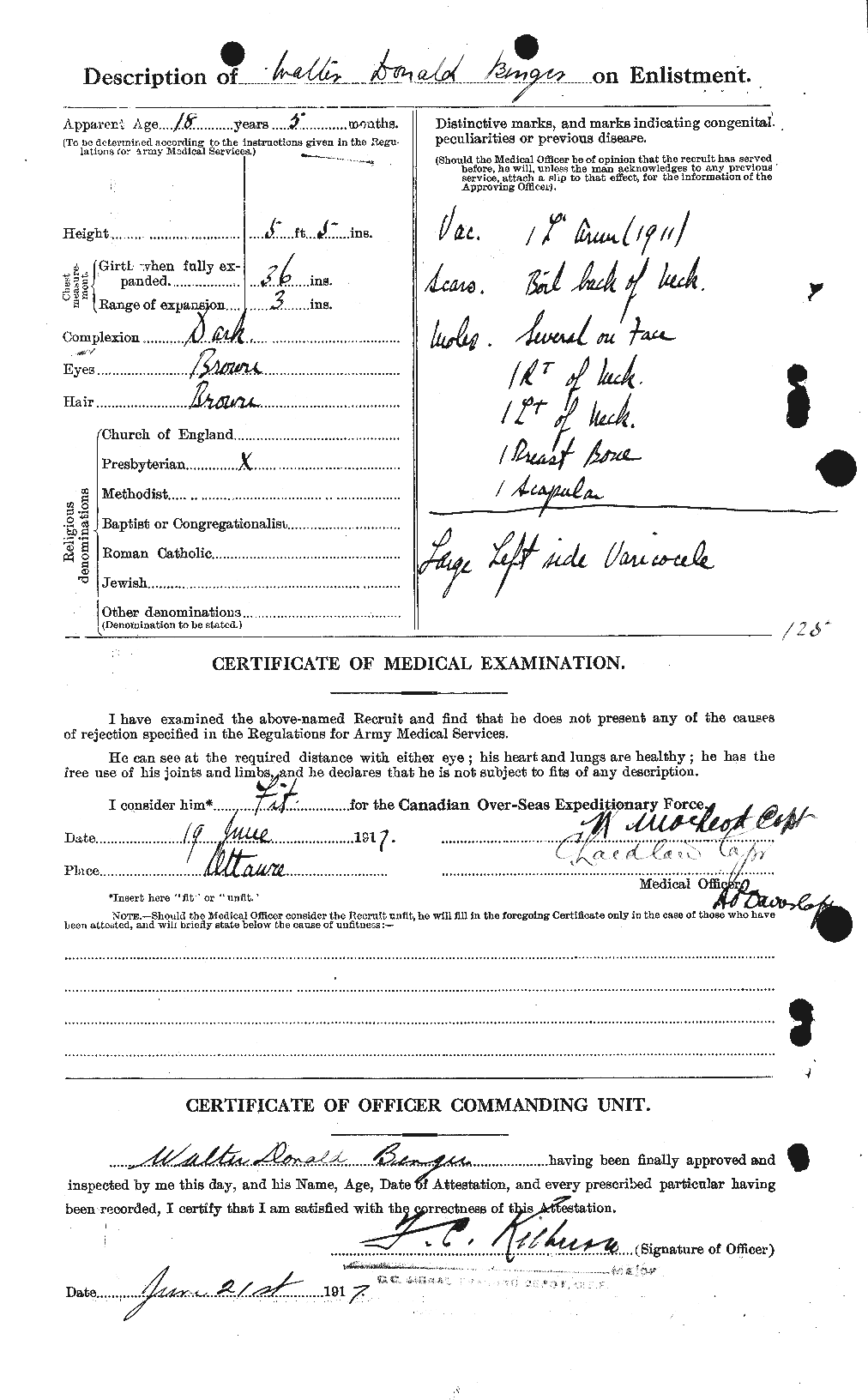 Personnel Records of the First World War - CEF 233115a