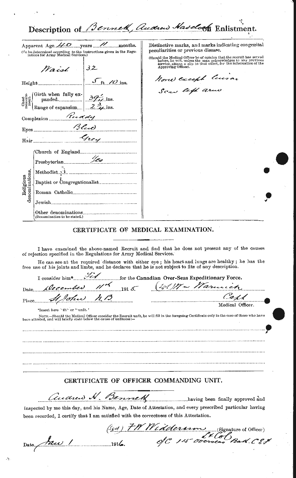 Personnel Records of the First World War - CEF 233323b