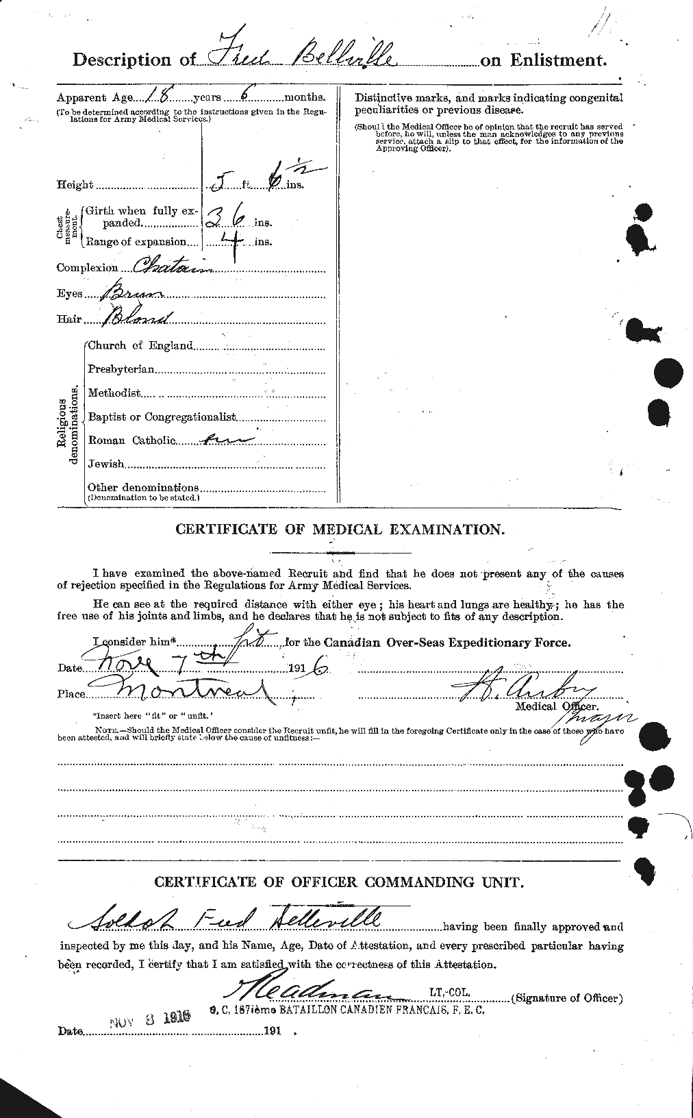Personnel Records of the First World War - CEF 233572b