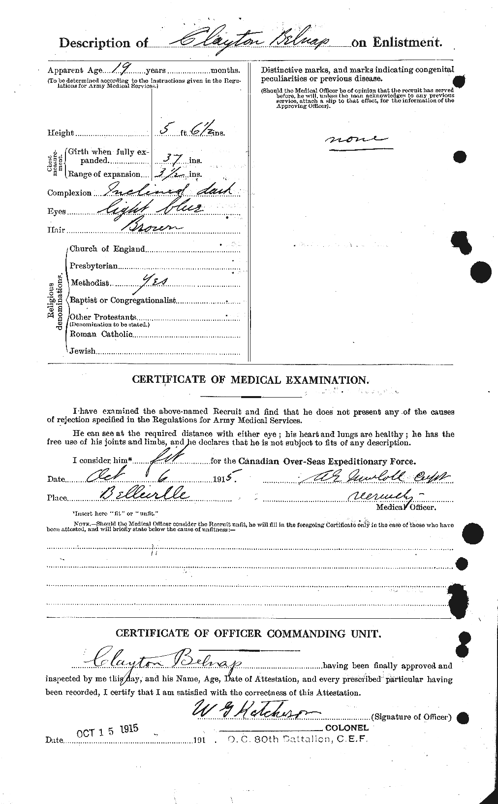 Personnel Records of the First World War - CEF 233593b