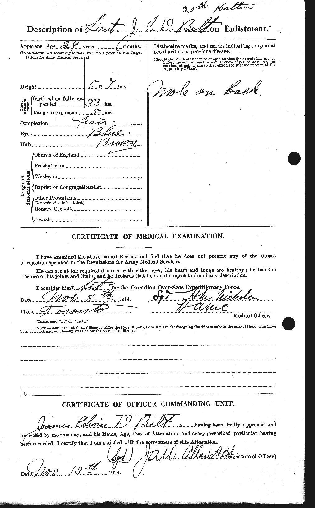 Personnel Records of the First World War - CEF 233642b