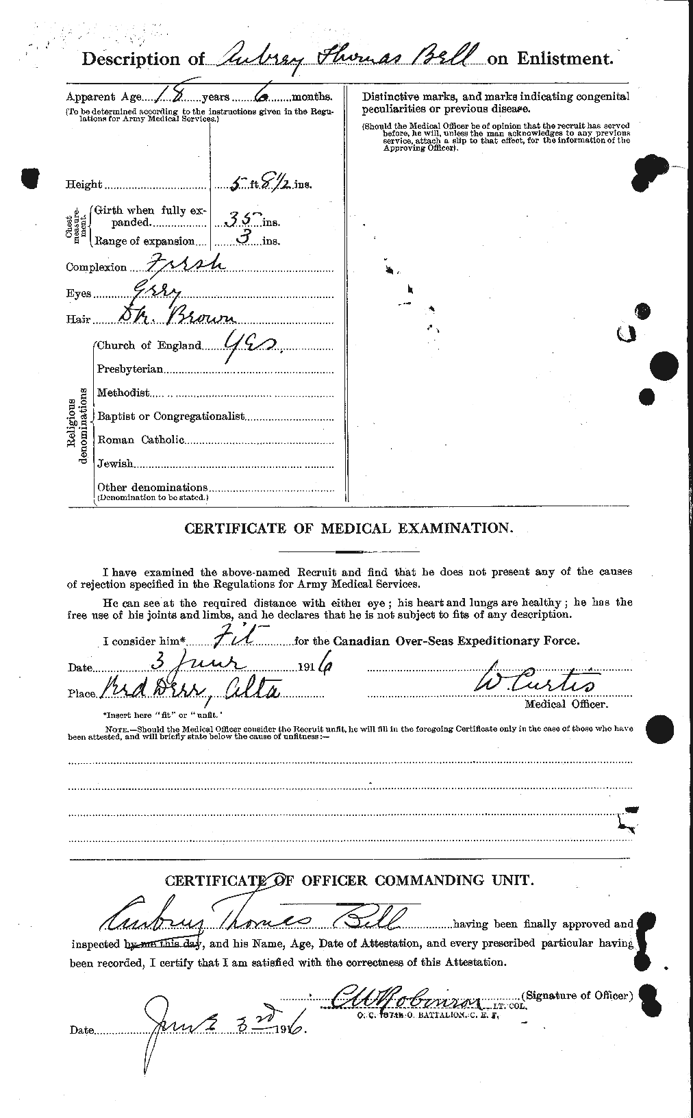 Personnel Records of the First World War - CEF 233900b