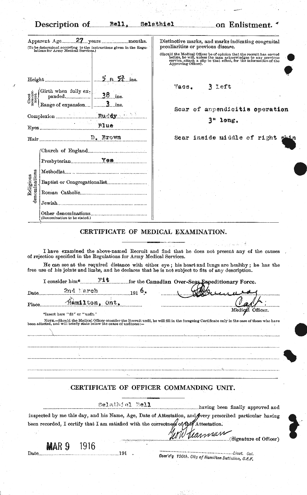 Personnel Records of the First World War - CEF 234721b