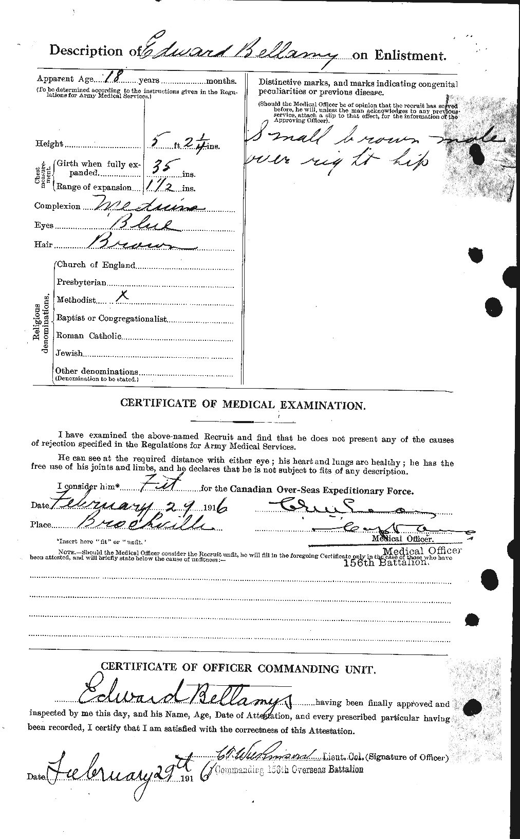 Personnel Records of the First World War - CEF 234970b