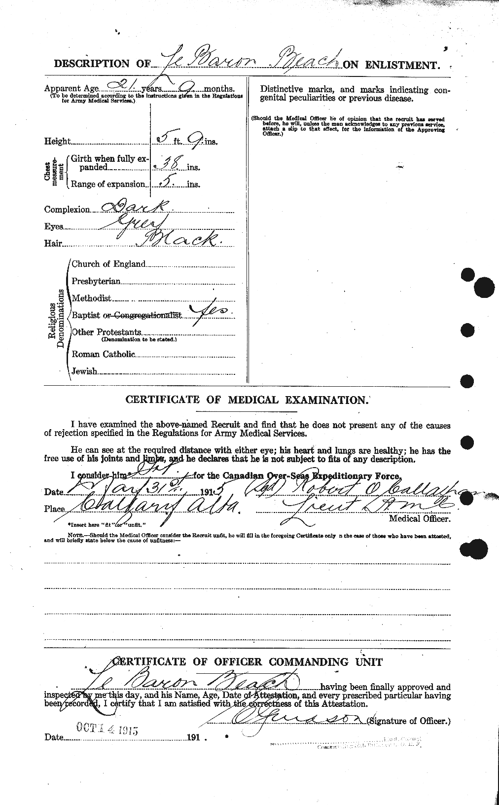 Personnel Records of the First World War - CEF 235124b