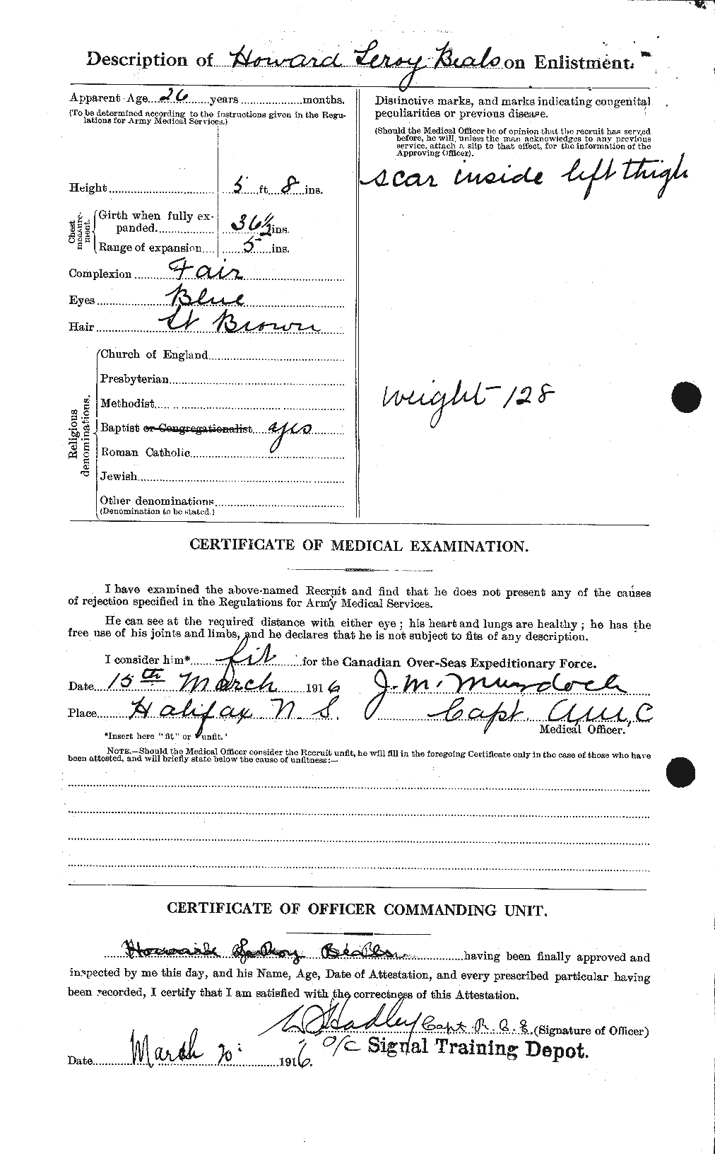 Personnel Records of the First World War - CEF 235392b